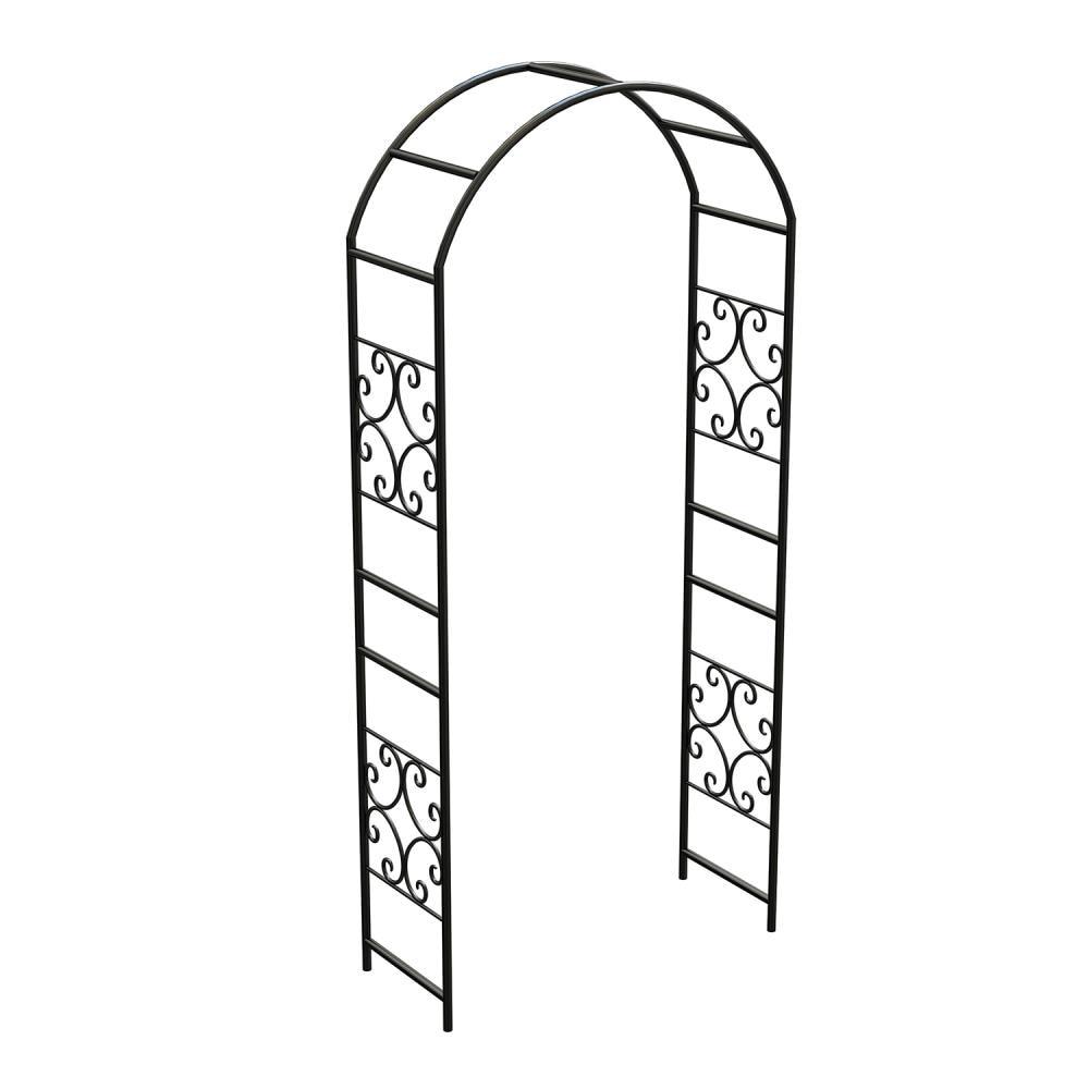 Panacea Products Arched Top Garden Arbor White 