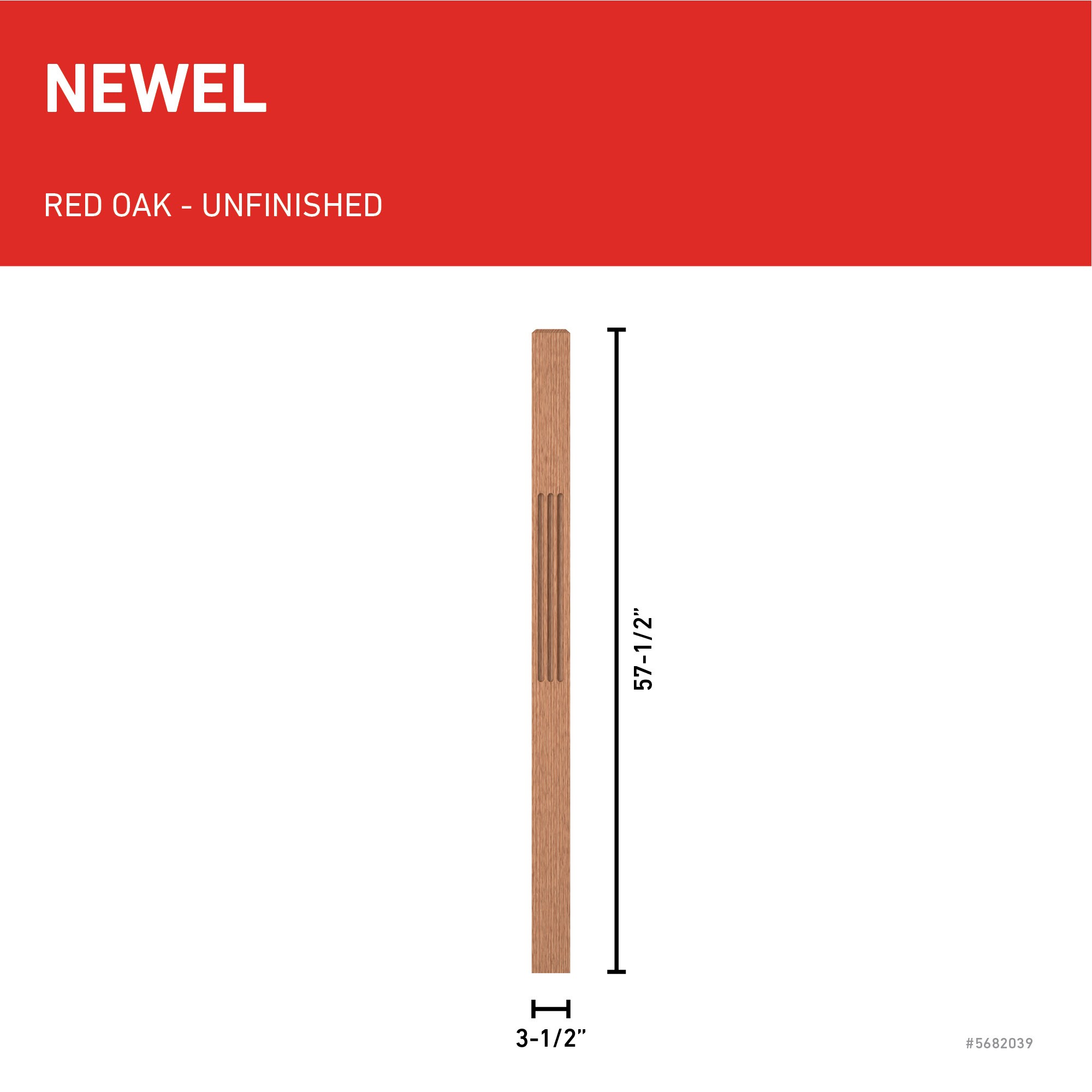 L.J. Smith Stair Systems LJF-4001-O Interior-Stairpart-Newel-Posts - View #3