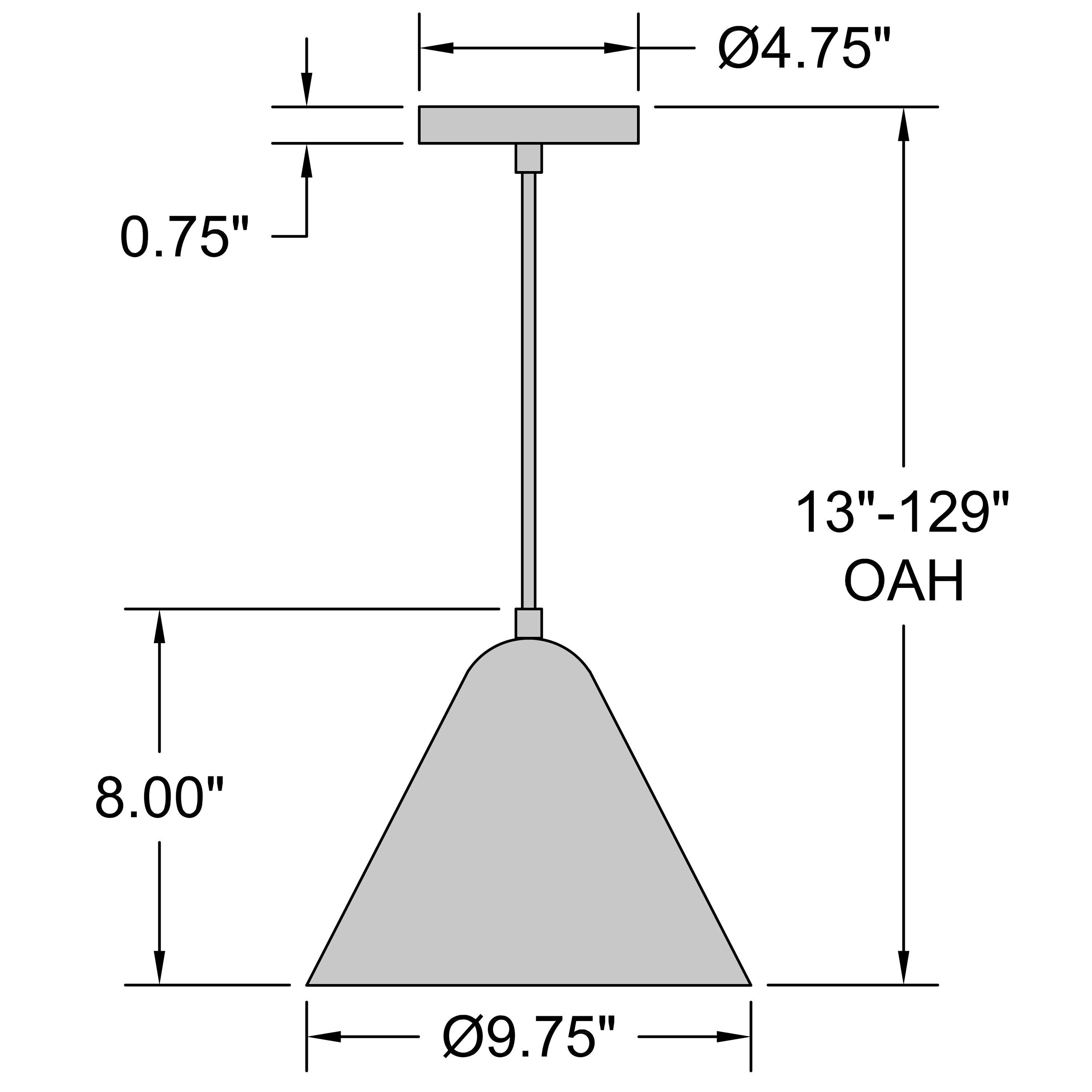 Access Lighting 23780LEDDLP-MWH Pendant-Lights - View #3