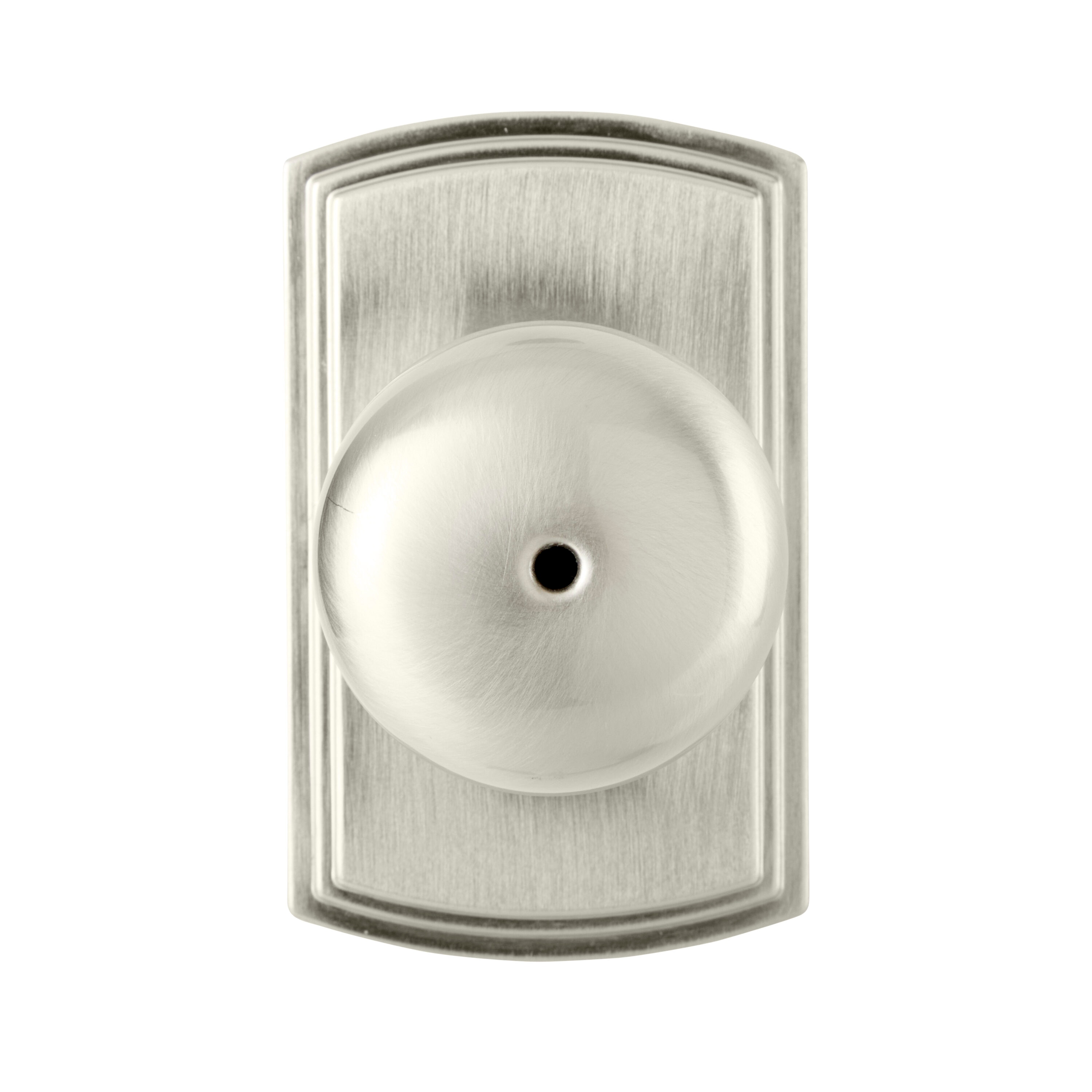 Delaney Hardware 362601 Santo Satin Nickel Interior/Exterior Bed/Bath Privacy Door Knob