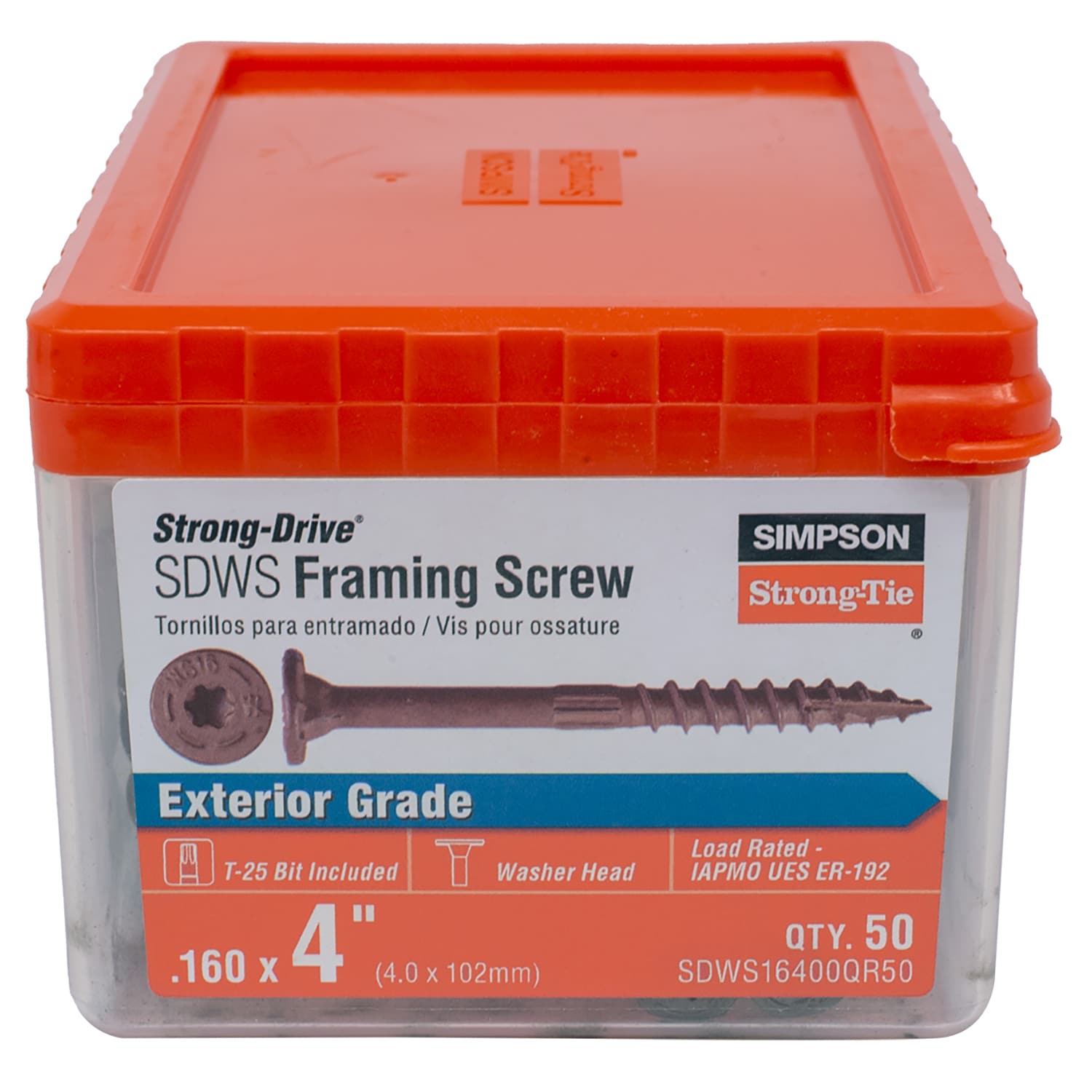 Simpson Strong-Tie 1/4-in x 2-1/2-in Double-barrier Strong-Drive