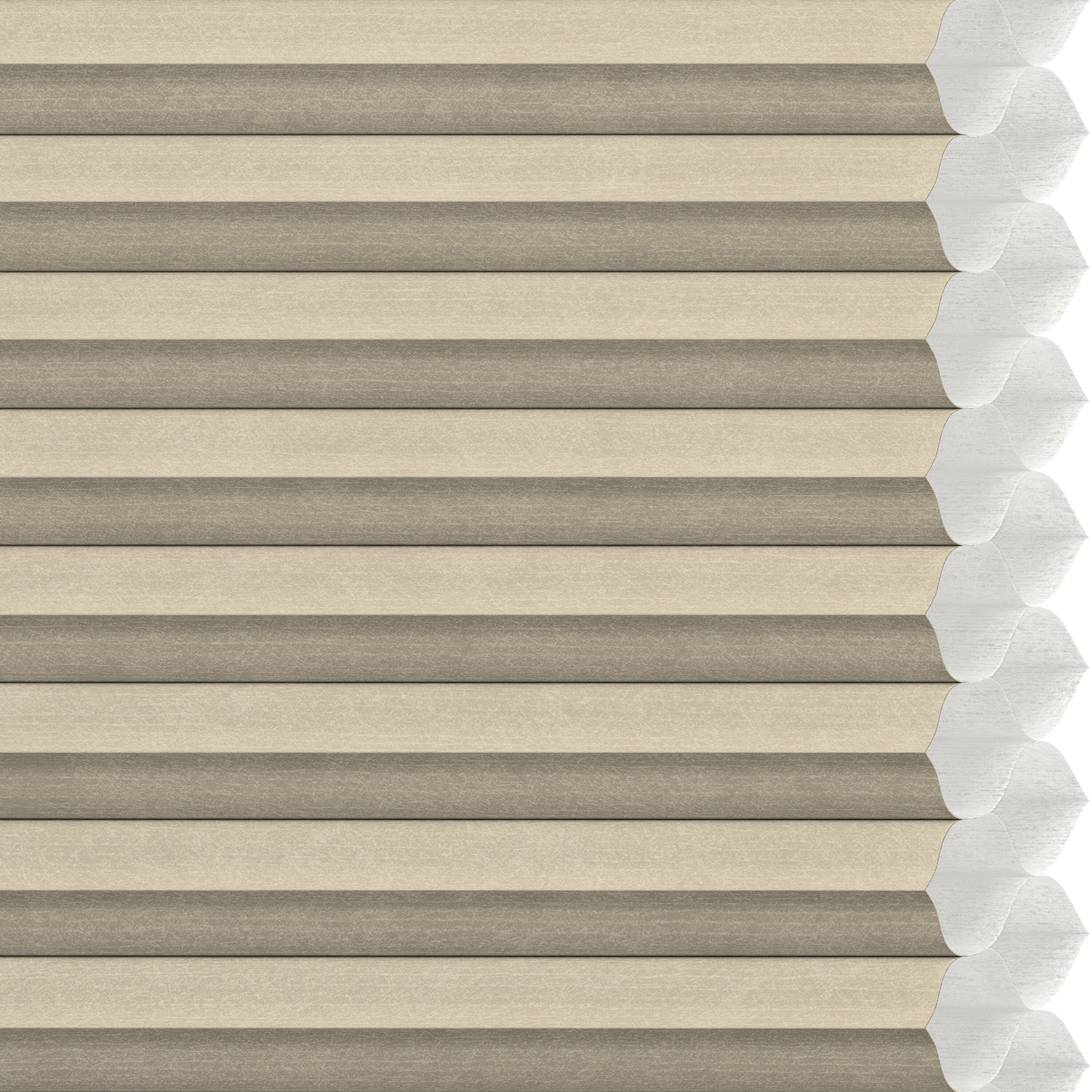 LEVOLOR 511476 Designer Colors Soft Taupe Light filtering Polyester 1/2-in Double Cellular shade swatch