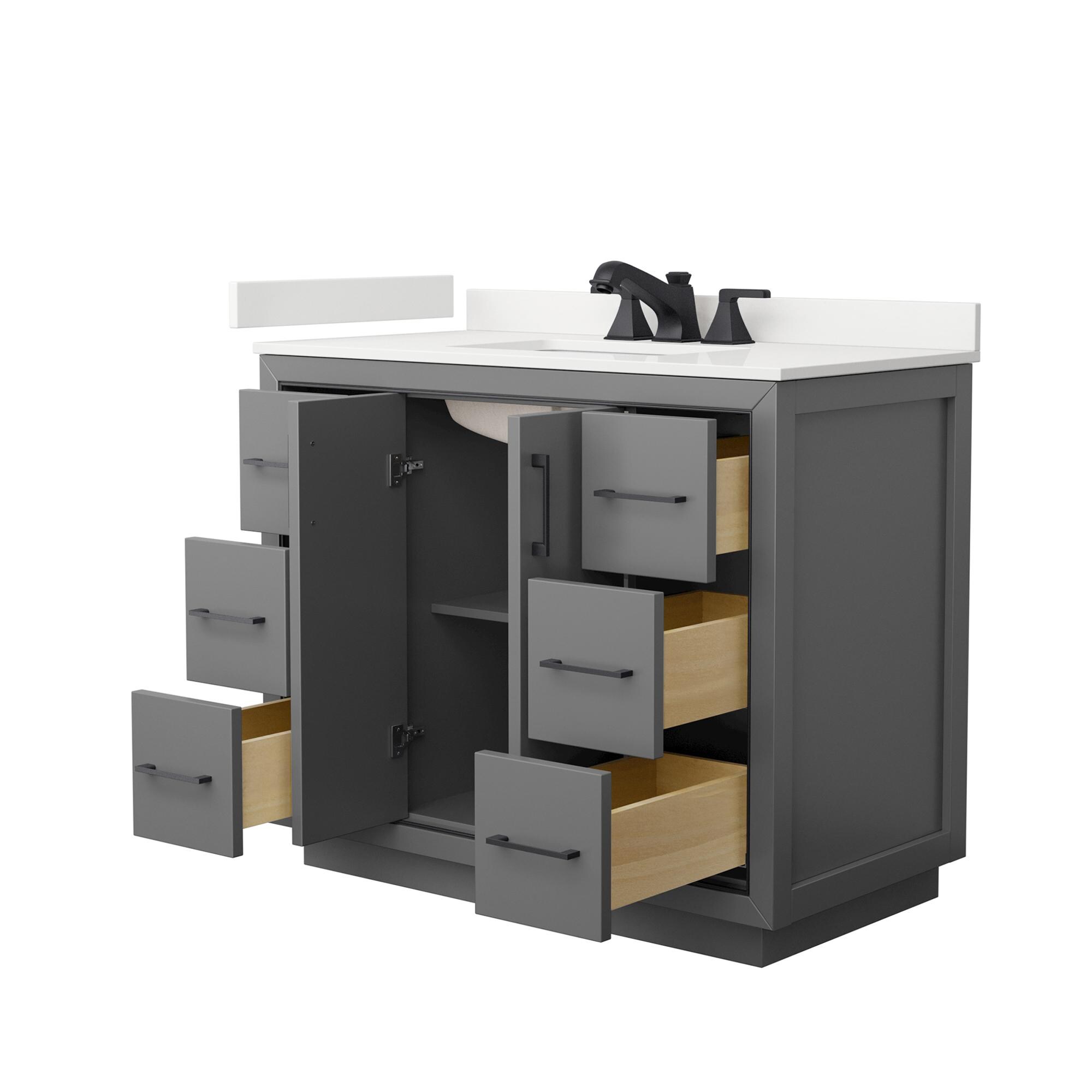 Wyndham Collection WCF111142SGBWQUS3MXX Bath-Vanity-Combo - View #2