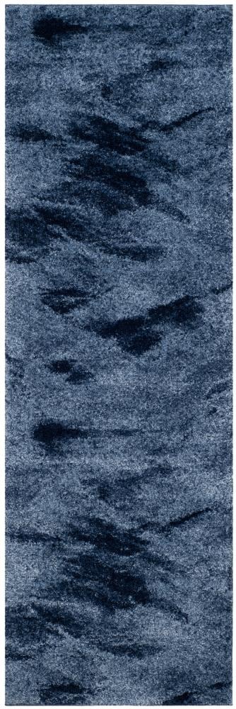 Safavieh RET2891-6065-215 Retro Azusa 2 x 15 (ft) Loomed Polypropylene Light Blue/Blue Rectangular Indoor Abstract Runner rug