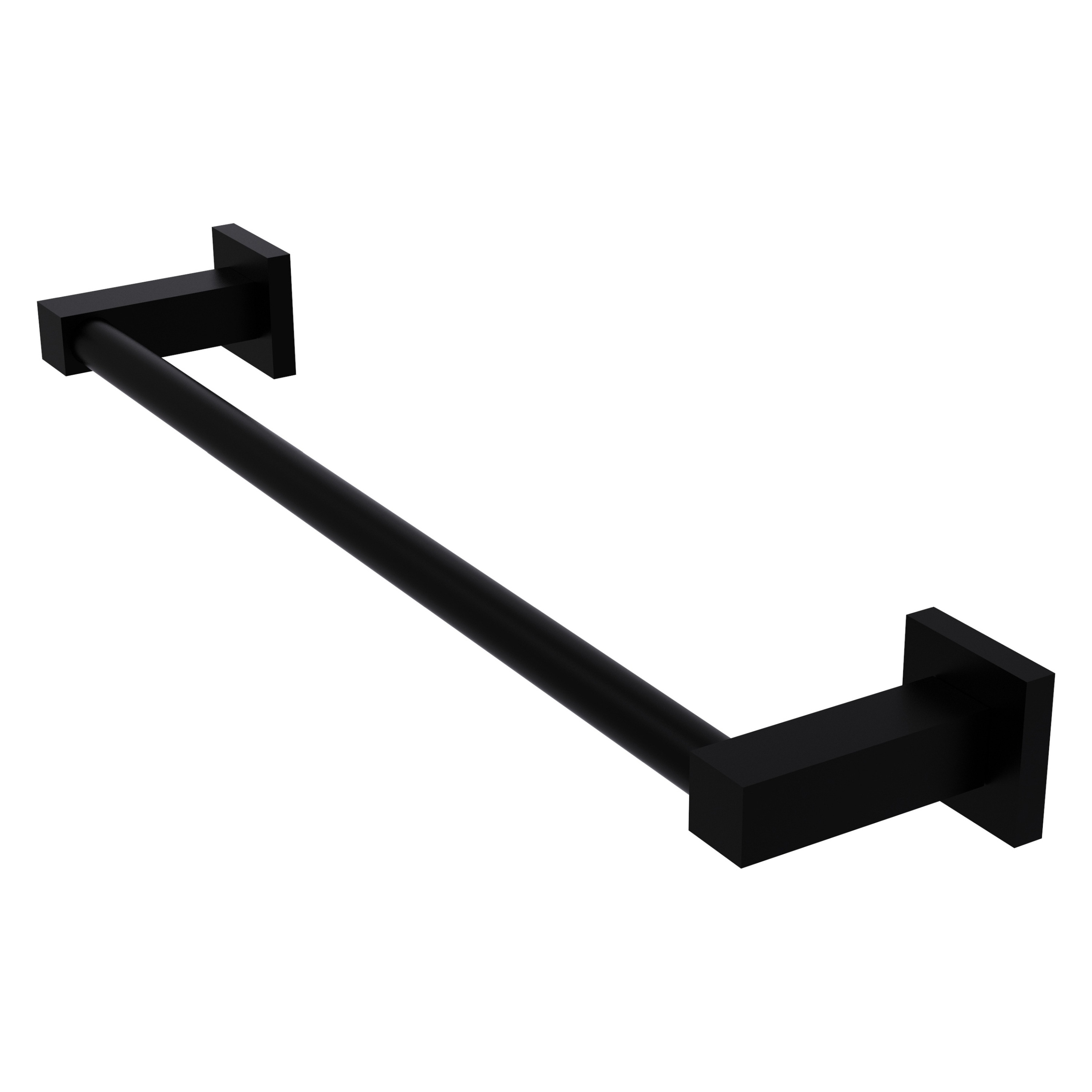 Allied Brass MT-41-24-BKM Montero 24-in Matte Black Wall mount Single Towel Bar