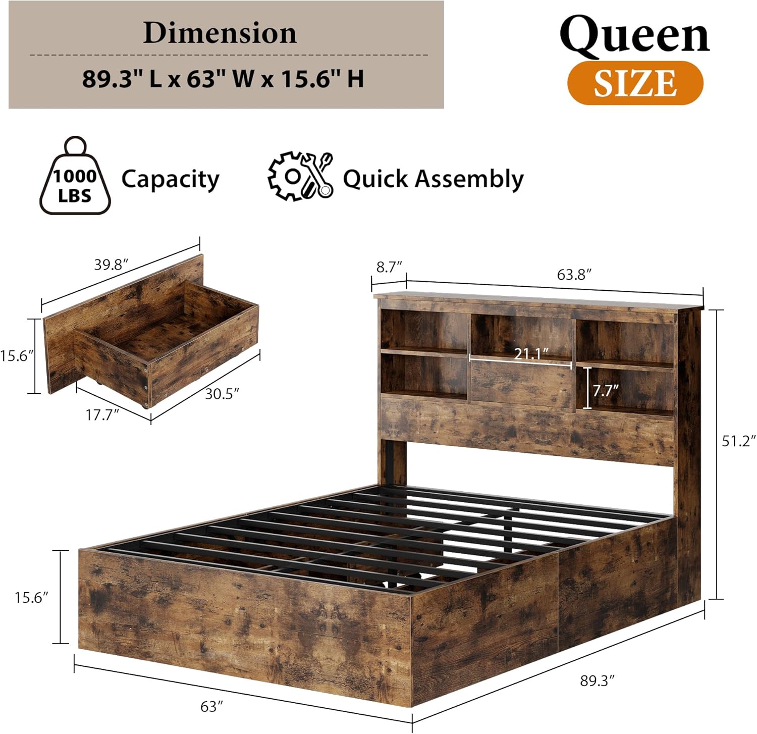 Qeetex WSZB-35MXRN00689 beds - View #3