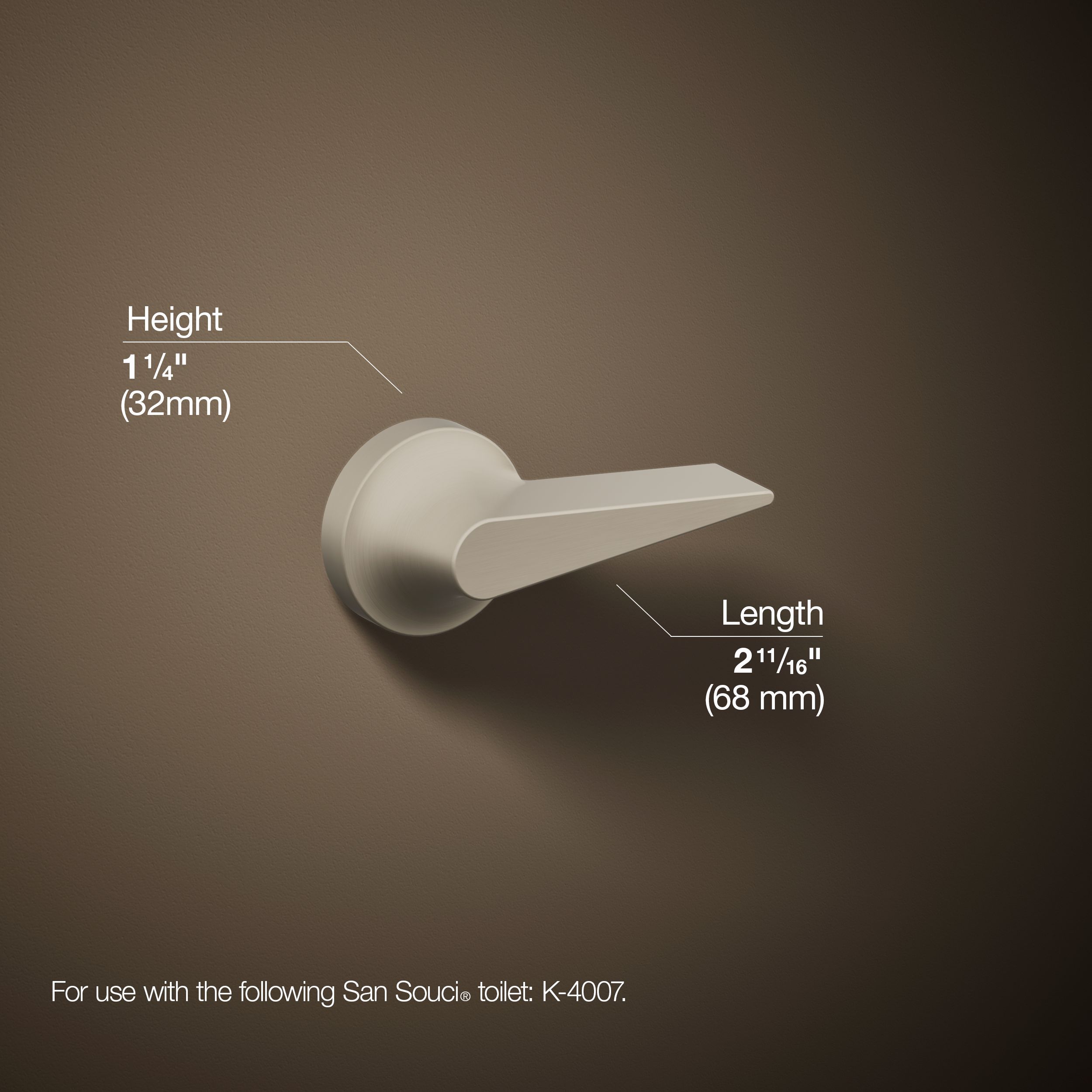 KOHLER 9237-CP Flush-Lever - View #3