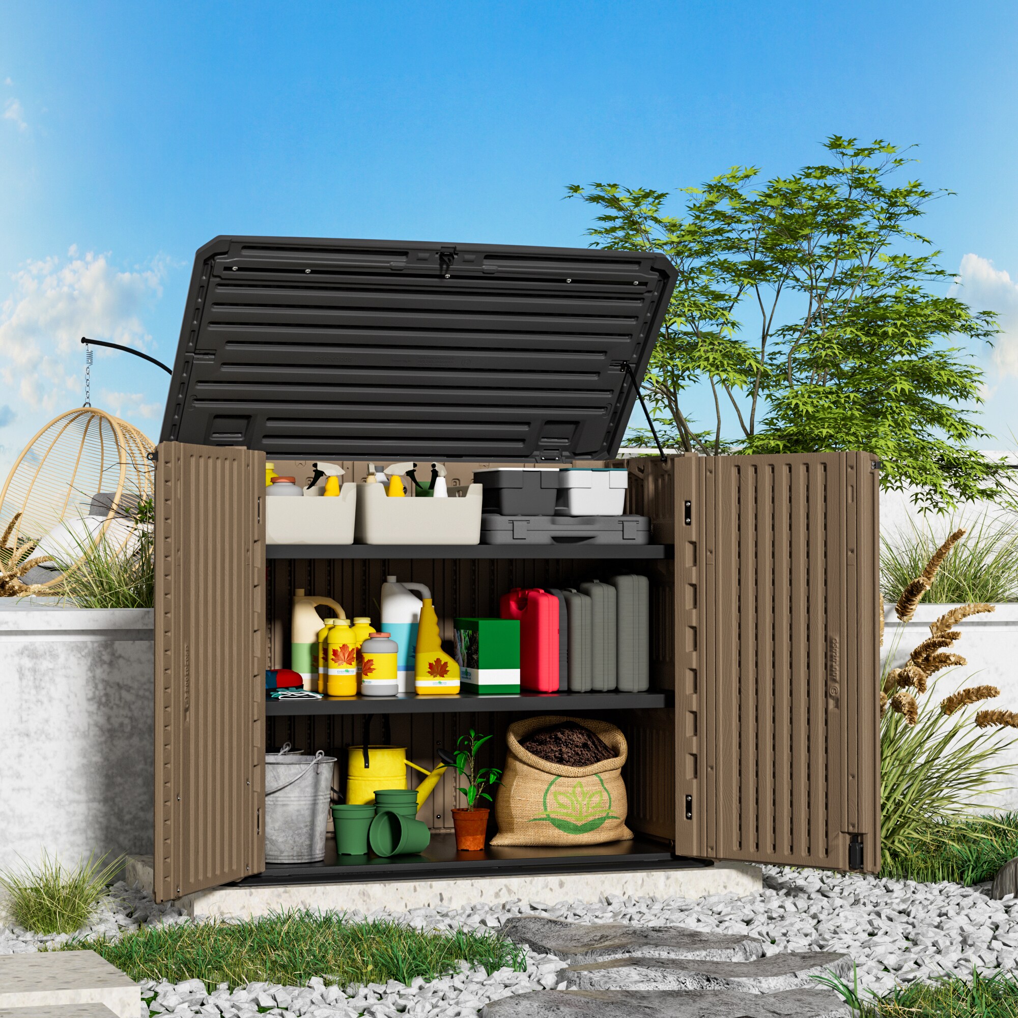 Mondawe MO-BCJYEUM0L2 Small-Outdoor-Storage - View #3