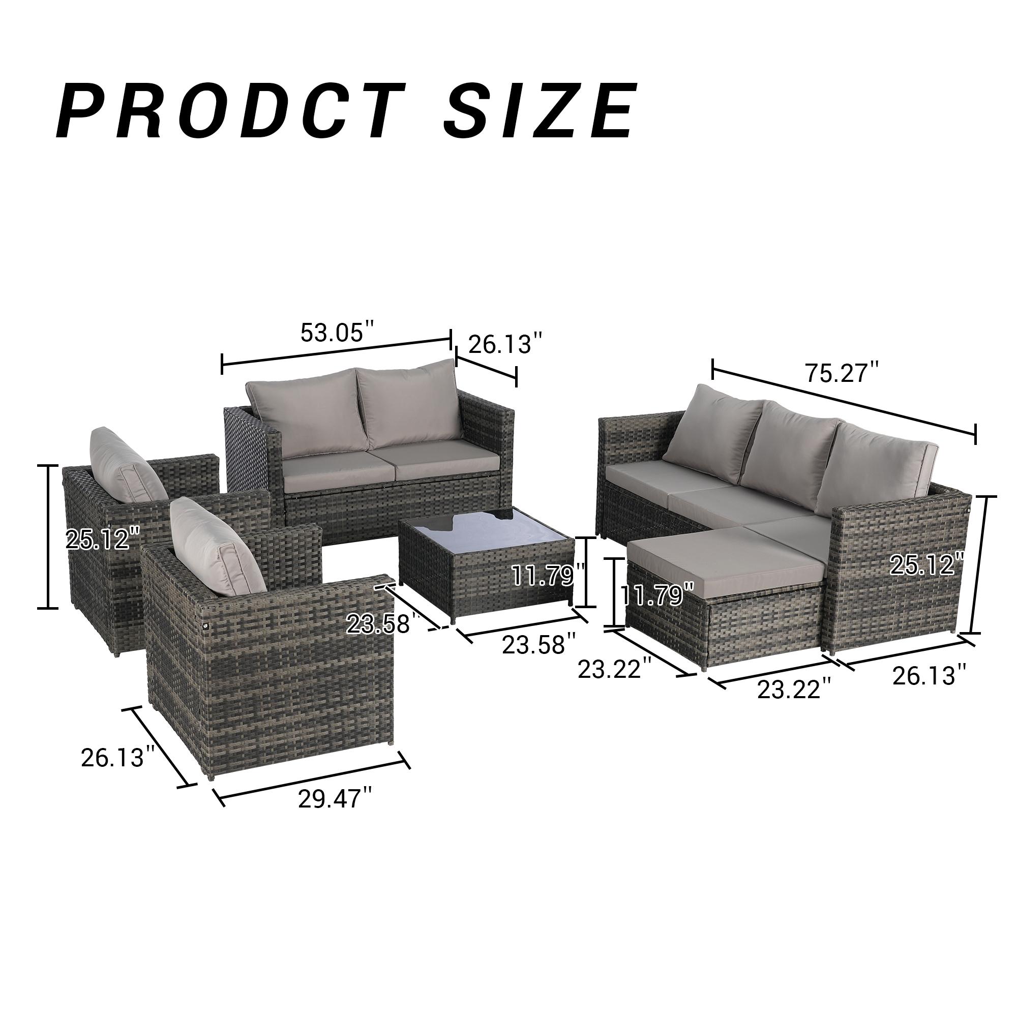 Bayfeve BFDES-S00060-OD Patio-Conversation-Sets - View #6