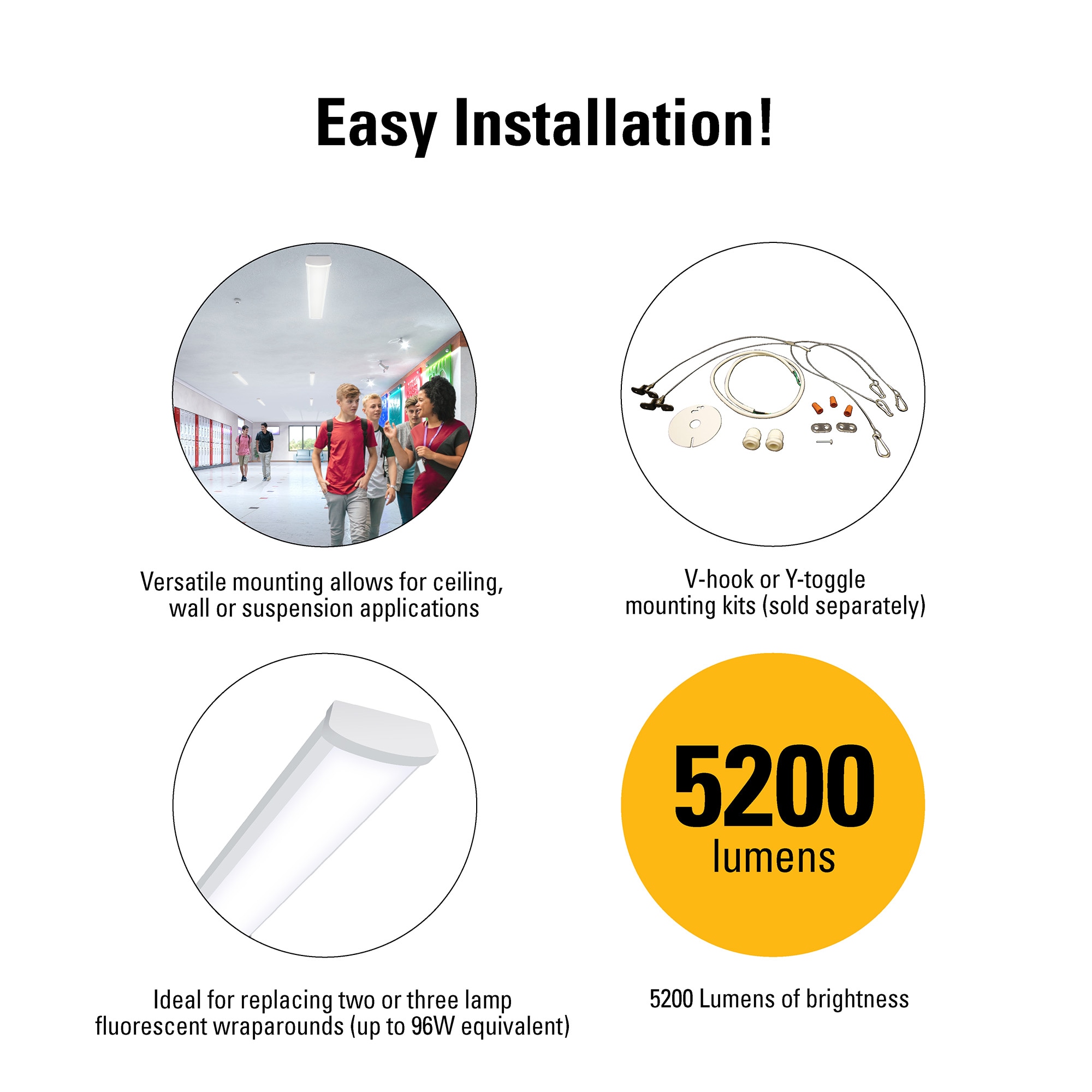 Metalux 4NW50C3R Wraparound-Lights - View #5