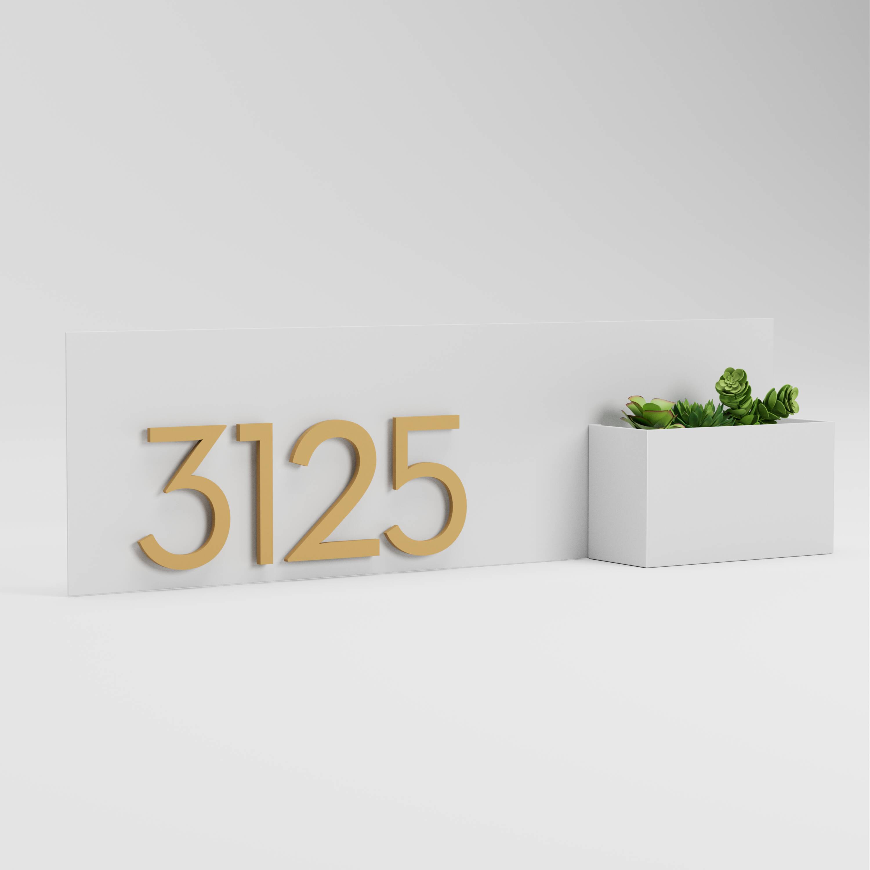 Post & Porch VISTA-WHITE Outdoor-Plaques-Holders - View #2