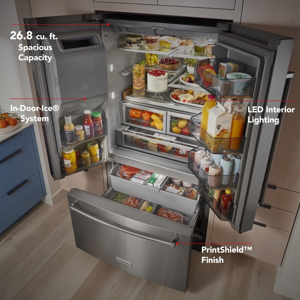 KitchenAid KRFF577KPS French-Door-Refrigerators - View #4