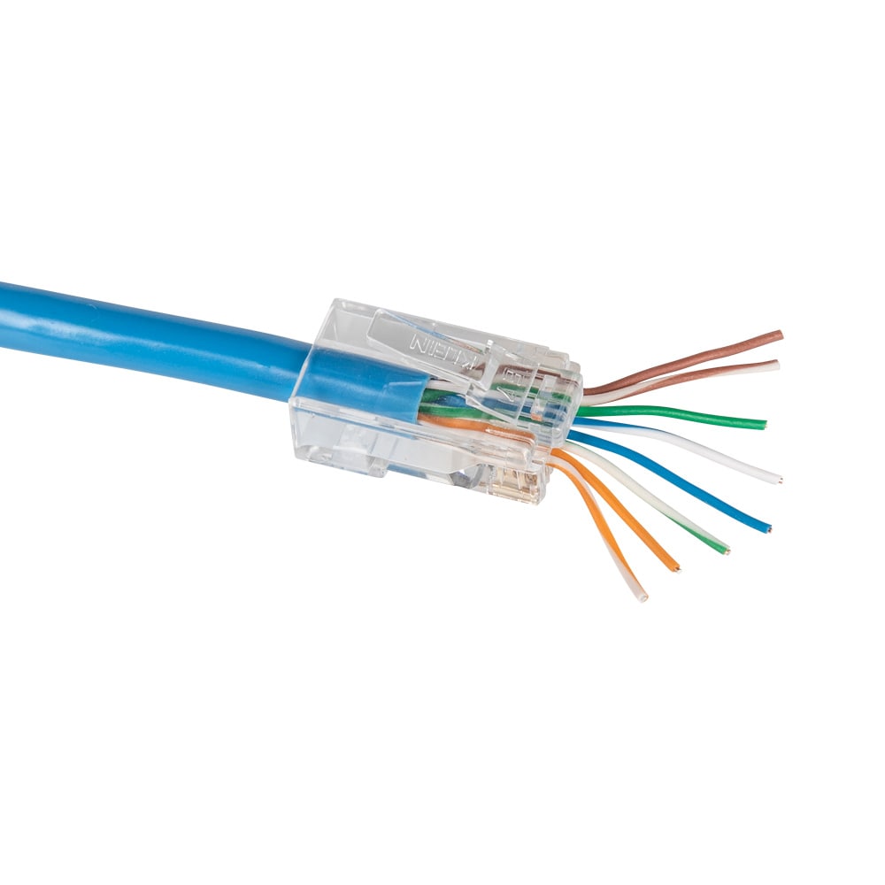 Klein Tools 50-Pack Cat6A Rj45 Modular Plug in the Voice & Data ...