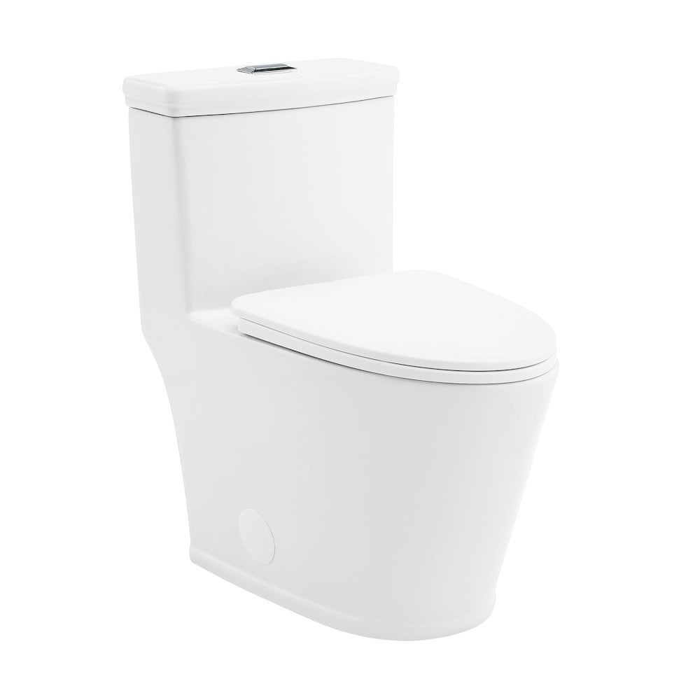 Swiss Madison - Beau One-Piece Elongated Toilet Dual-Flush 1.1/1.6 gpf