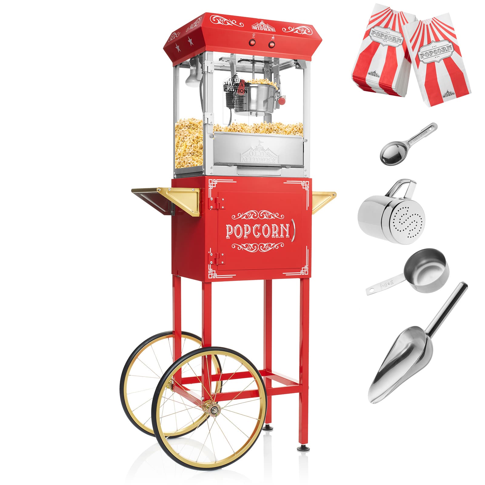 Olde Midway CON-POP-650-RED Popcorn-Makers - View #2