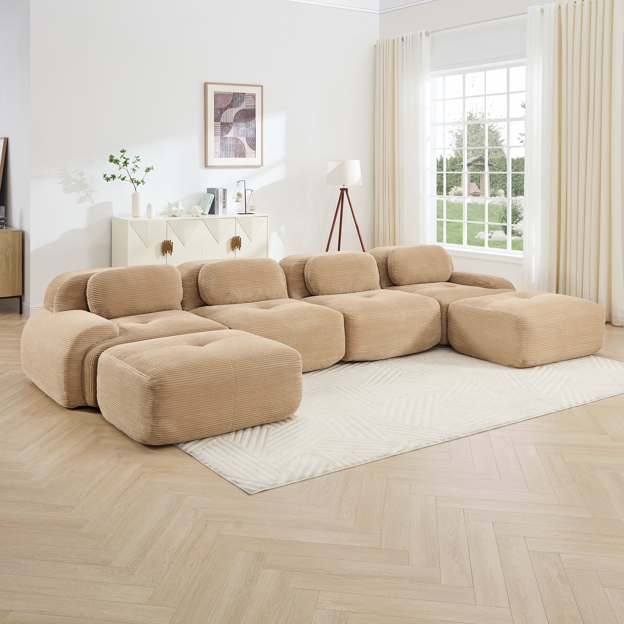 Homy Casa SMZO-FTI-BR Sofas-Loveseats - View #4