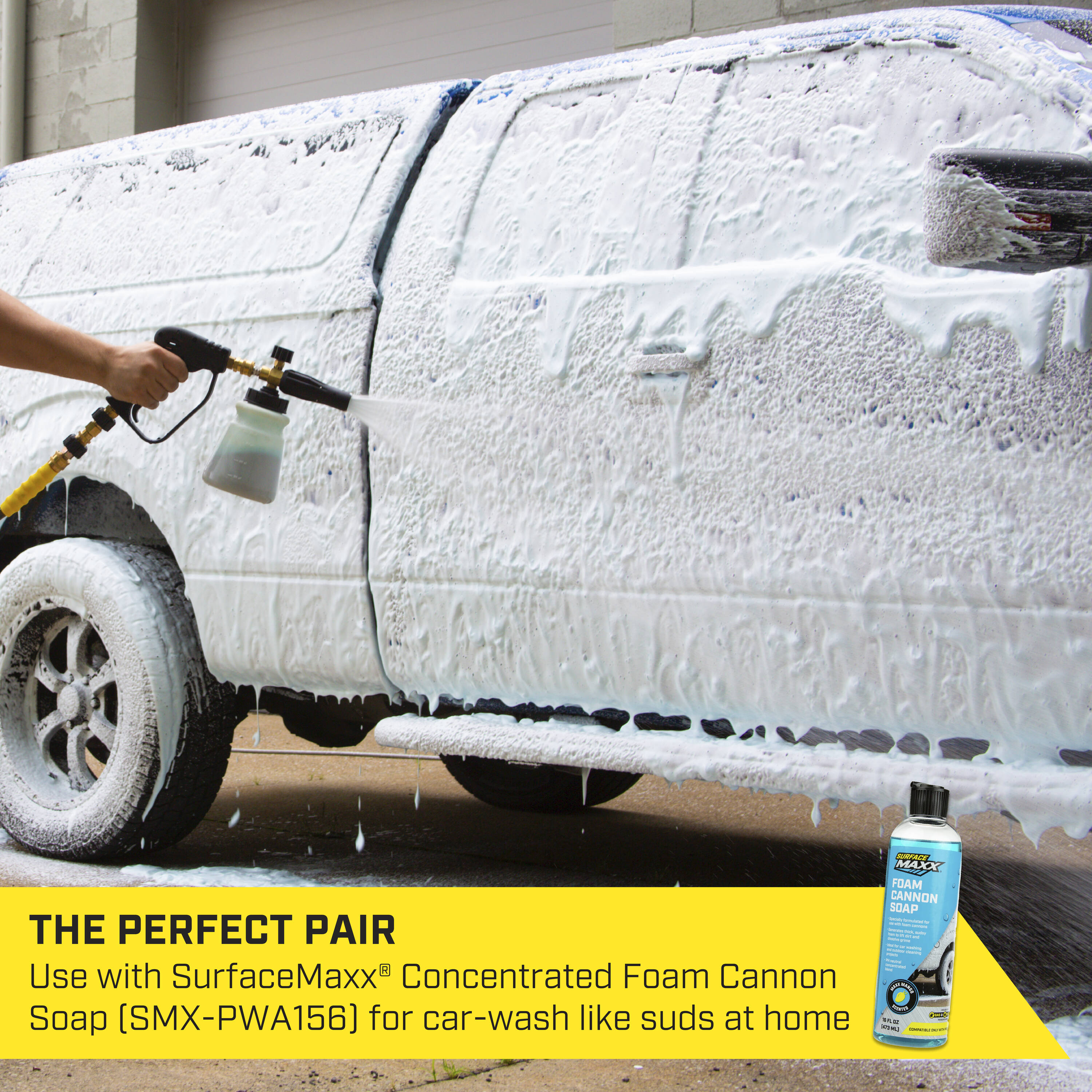 SurfaceMaxx up to 3700 PSI 1/4-in Foam Cannon