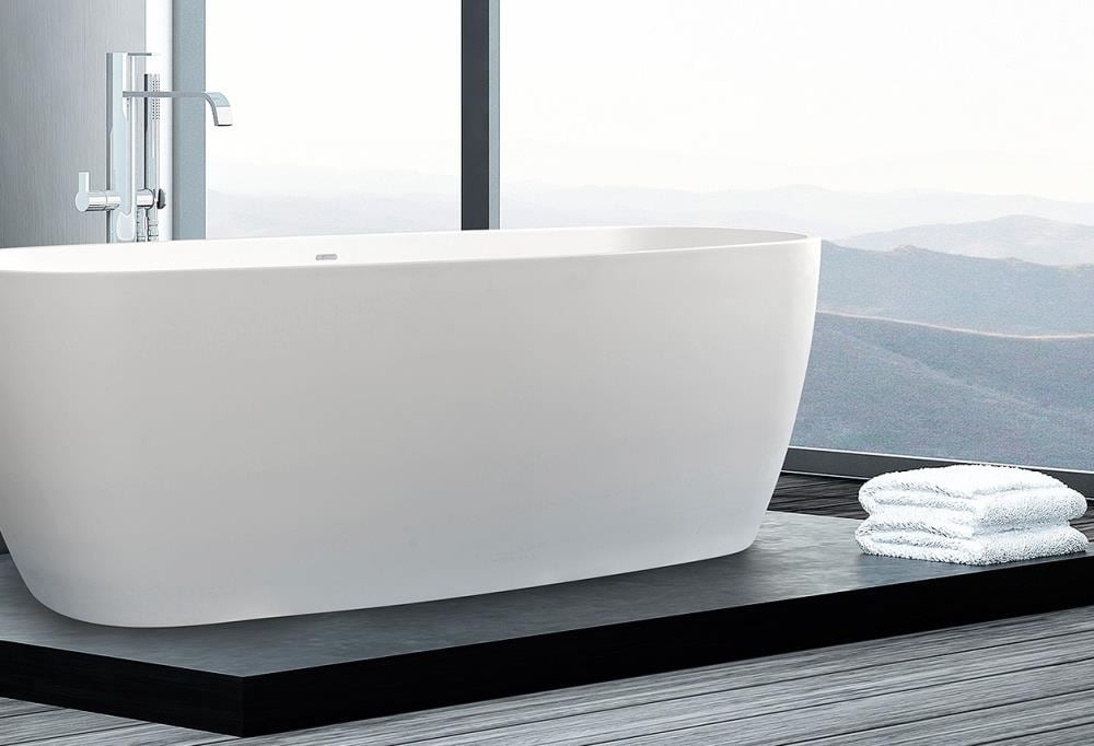 Cheap Solid Surface Soaking Tub Small European Angle Acrylic