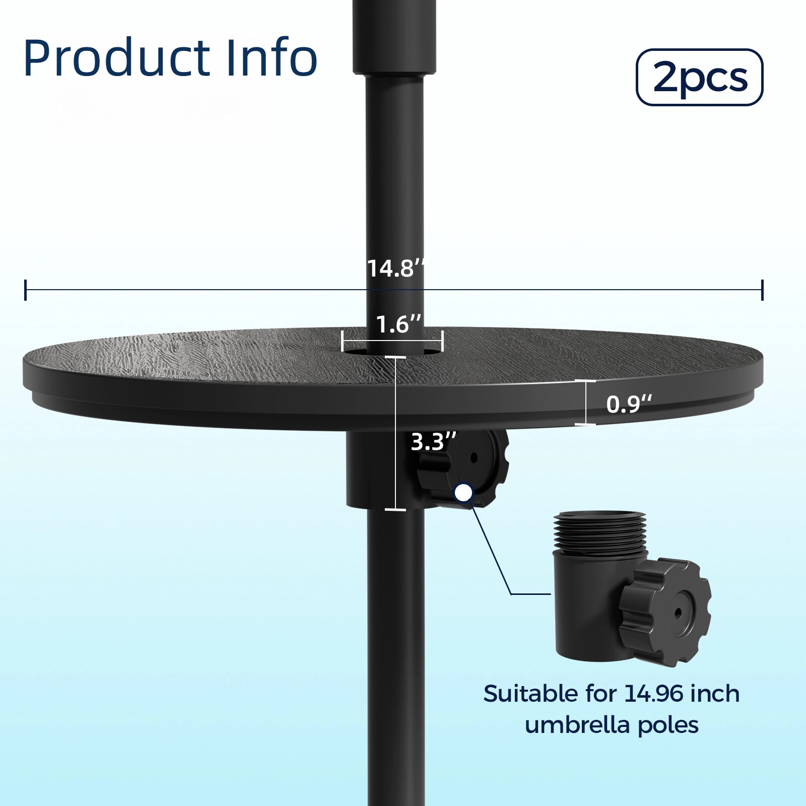 GlasFlength LW-G-HWUB001 Patio-Tables - View #2