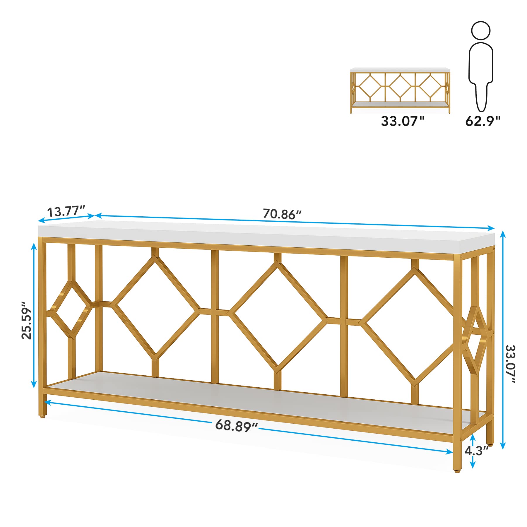 Fnova LWTJ-F1913 Console-Sofa-Tables - View #4