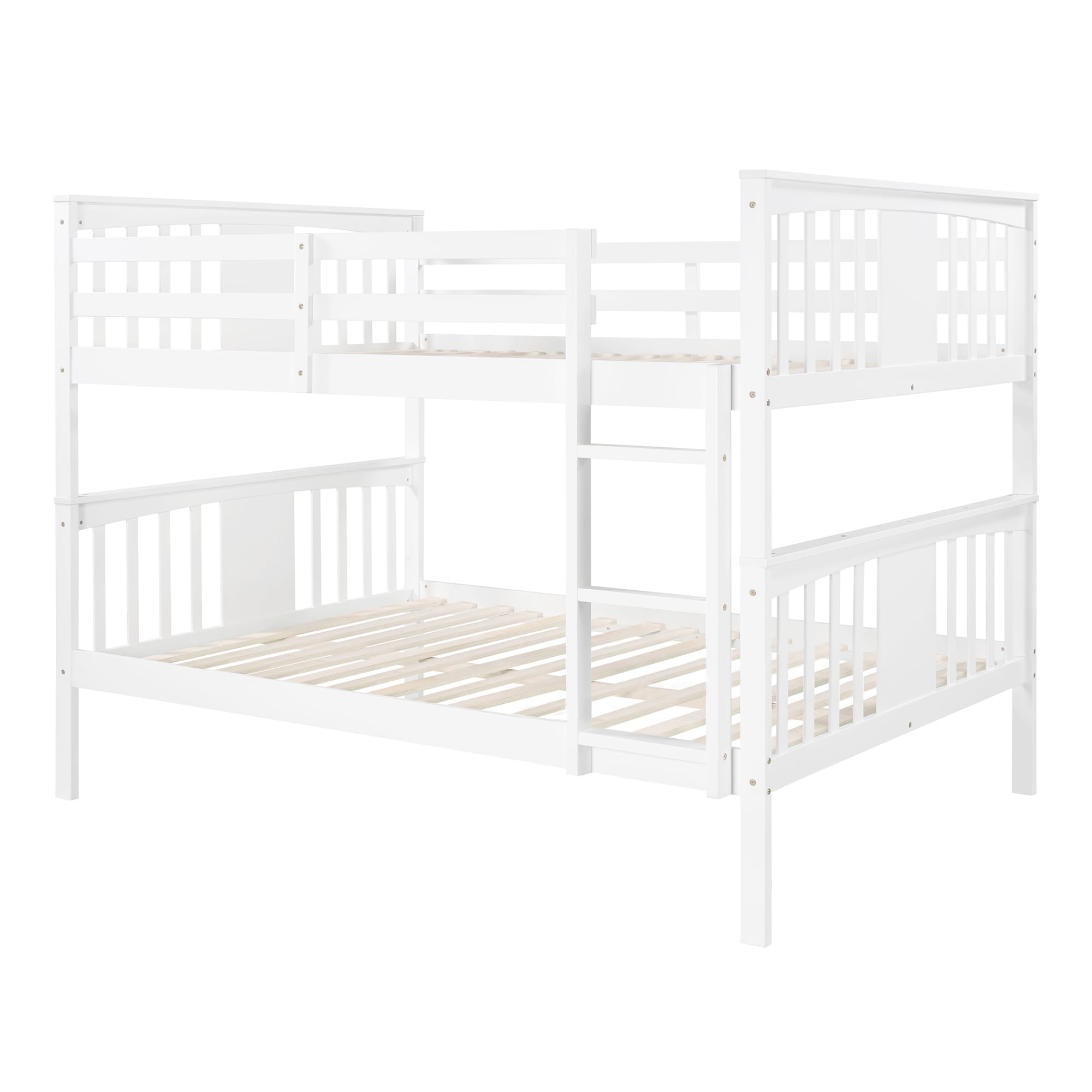 Qualler BLE000203K White Full over full Bunk Bed