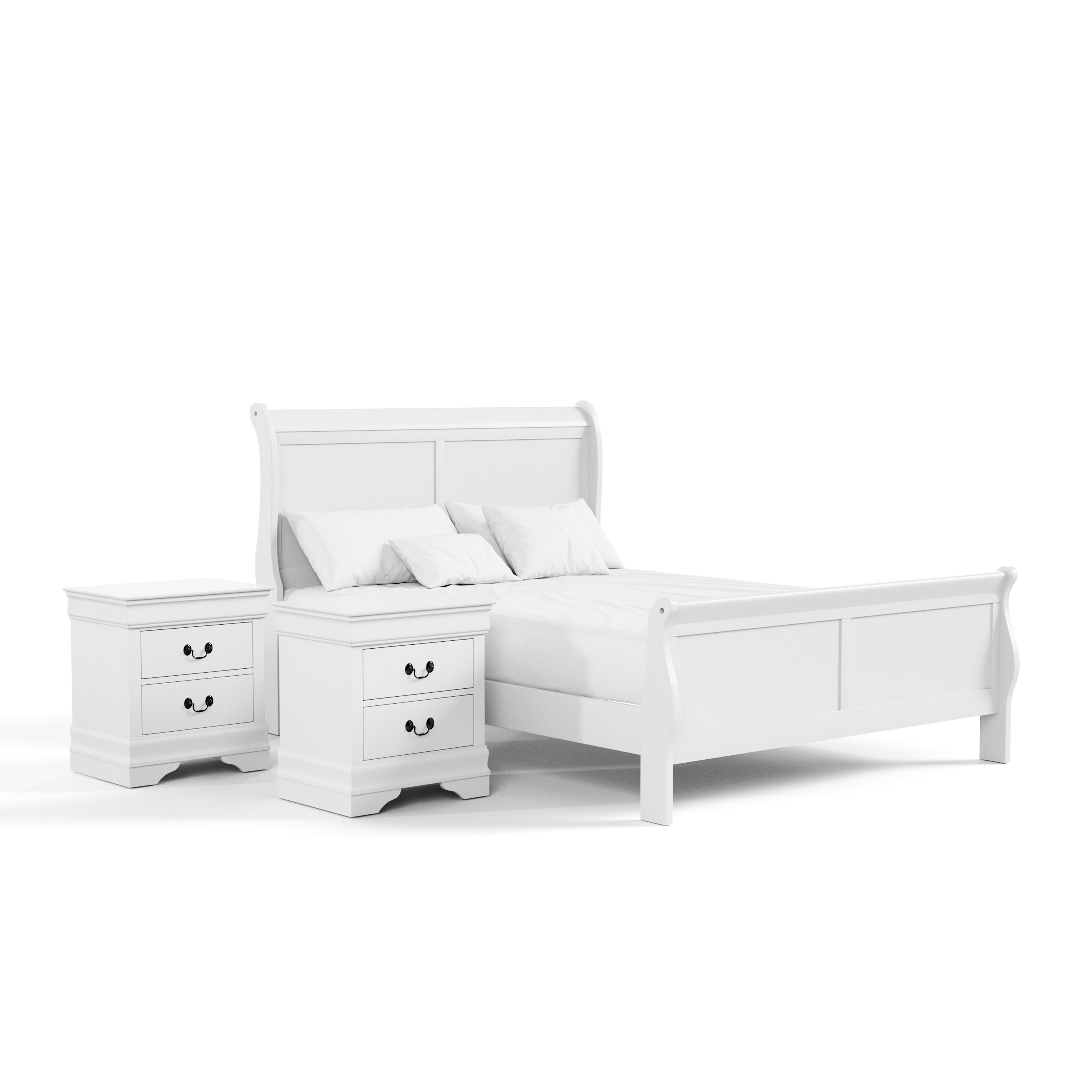 Furniture of America EC-7866WH-Q-2NS Bedroom-Sets - View #2