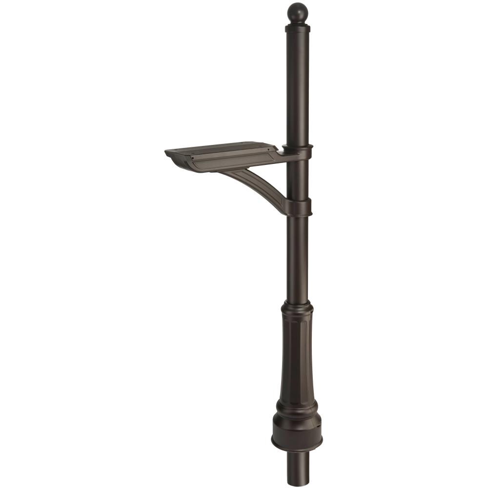 Architectural Mailboxes 7513RZ Bronze Aluminum Mount Mailbox Post