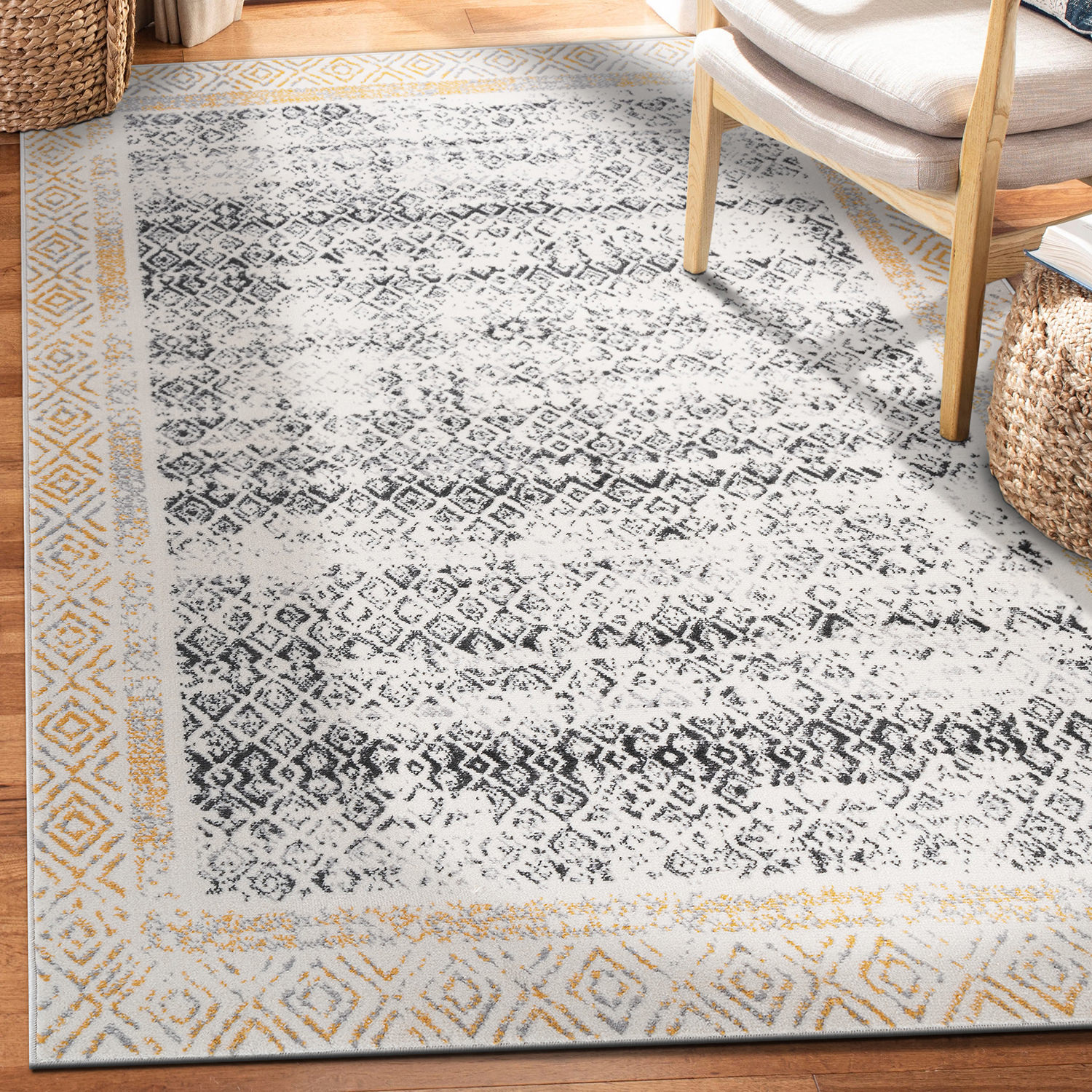 World Rug Gallery 2095YELLOW5X7 rugs - View #7