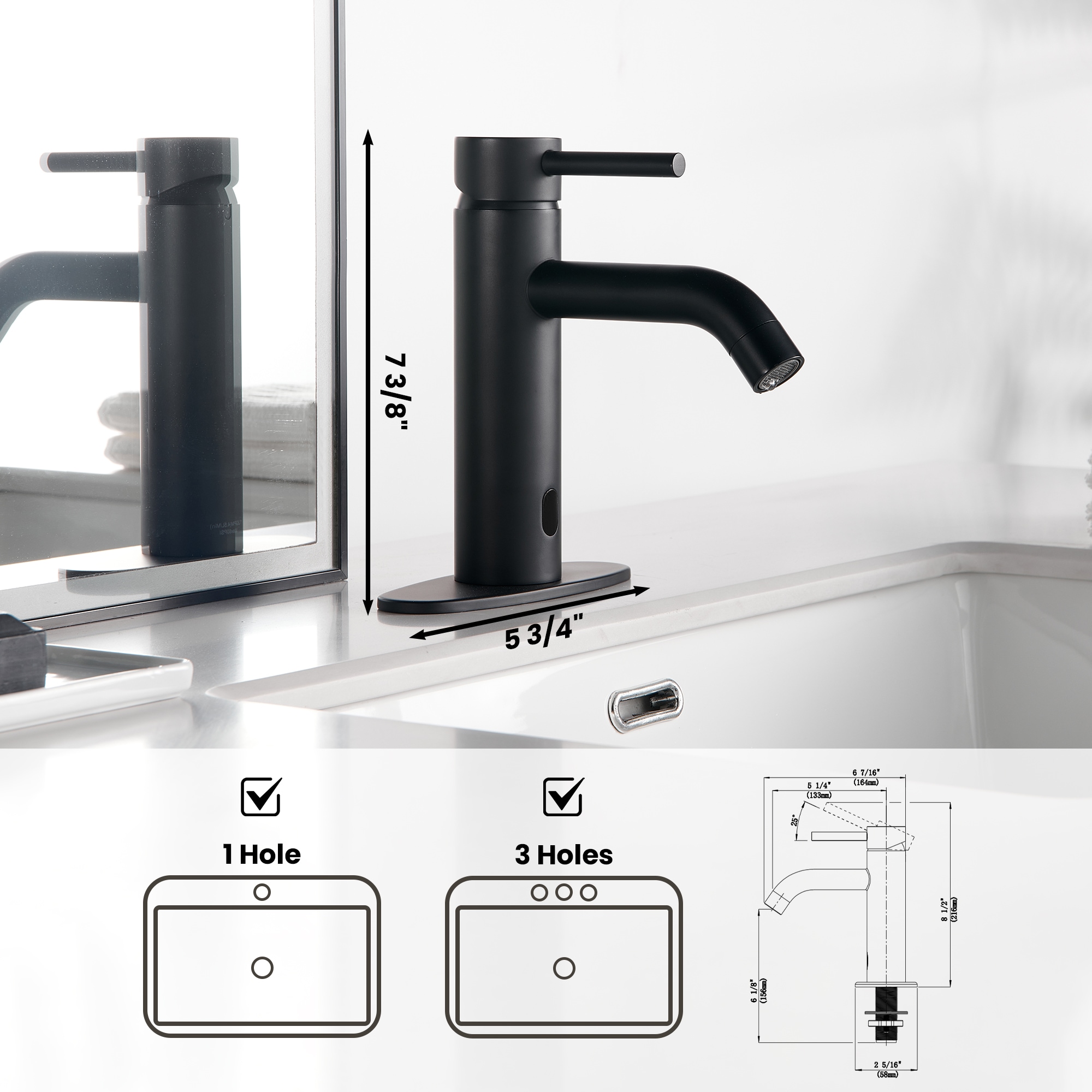 Mondawe WF-2382-BLI Lavatory-Faucets - View #9