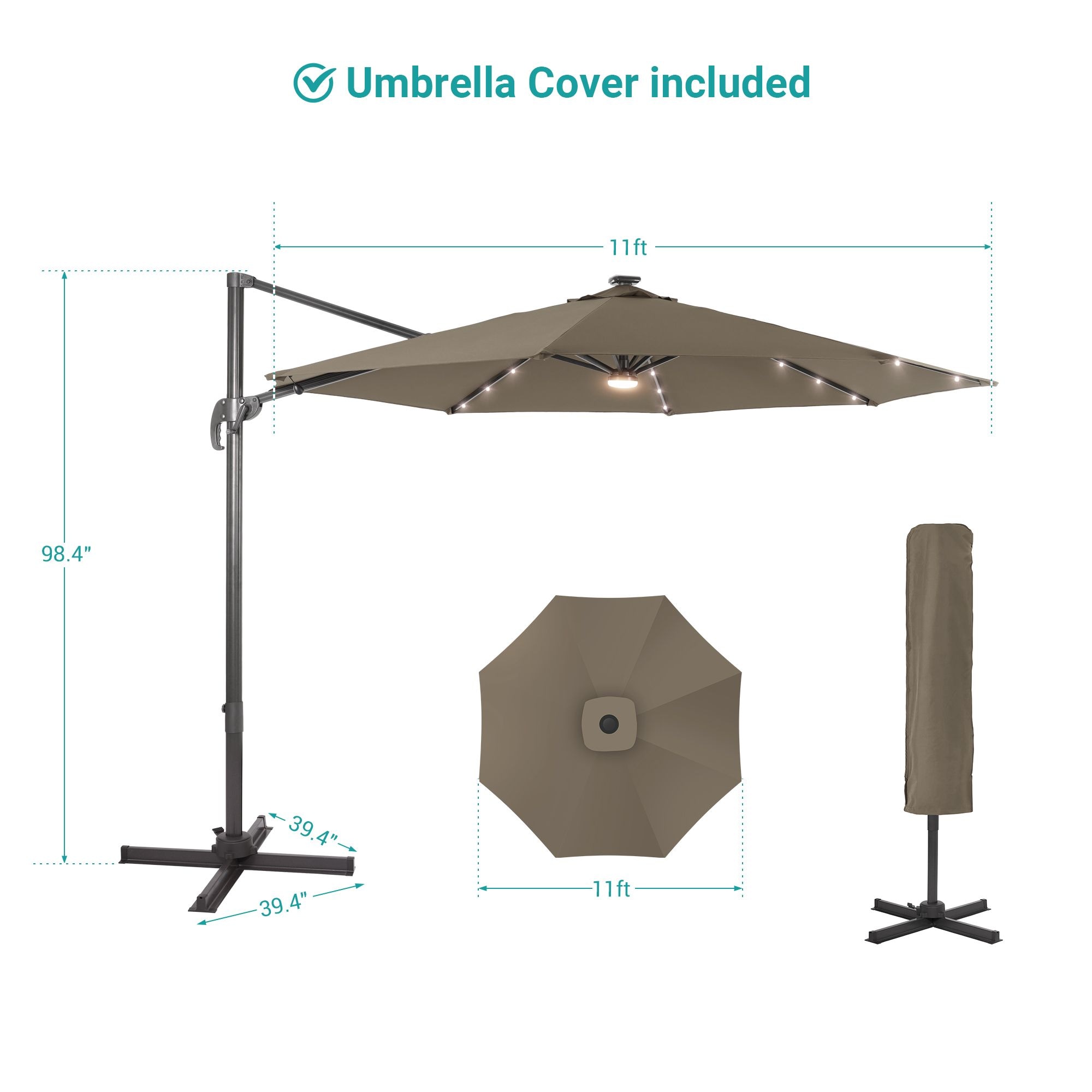 Sonkuki SD-MN335TP-LED Umbrellas-2 - View #2