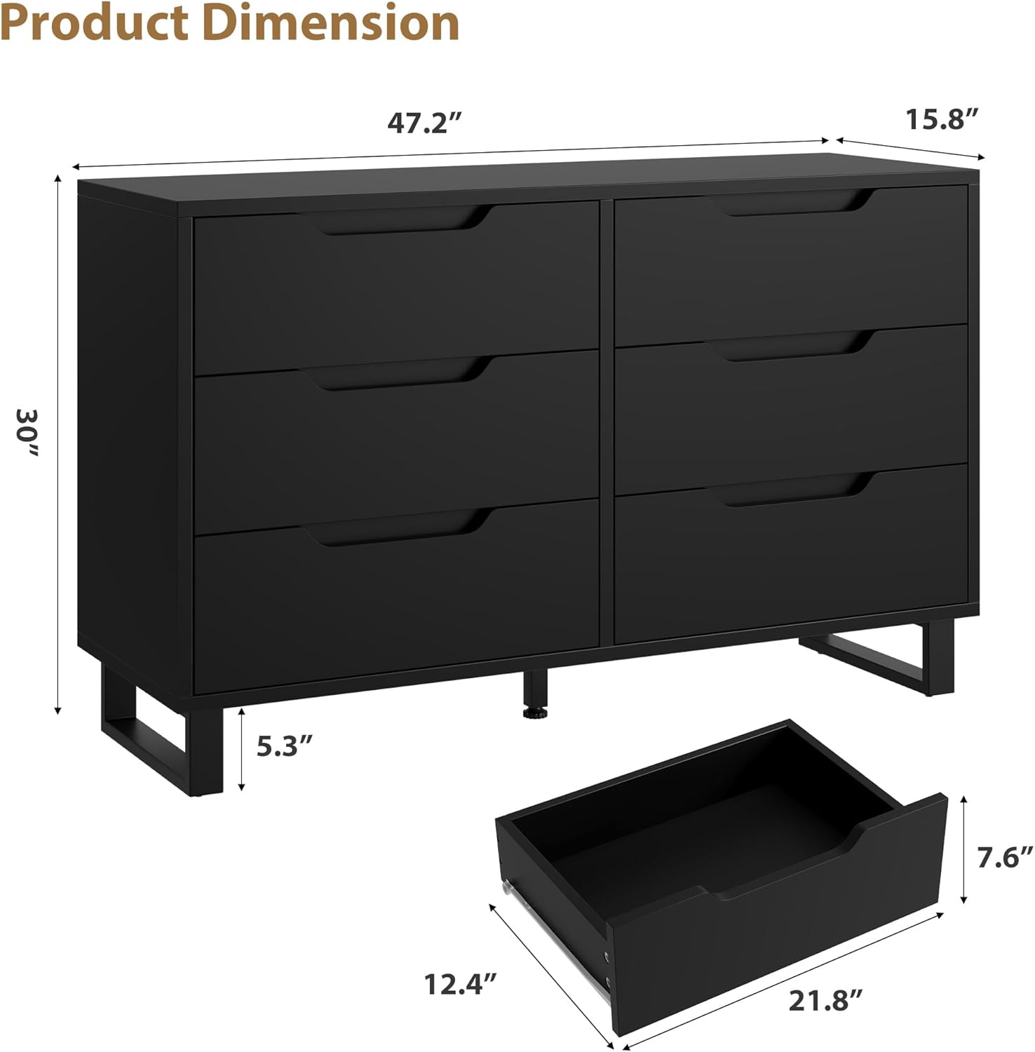 Qeetex PHK-33XKMLEU-KLN dressers - View #2