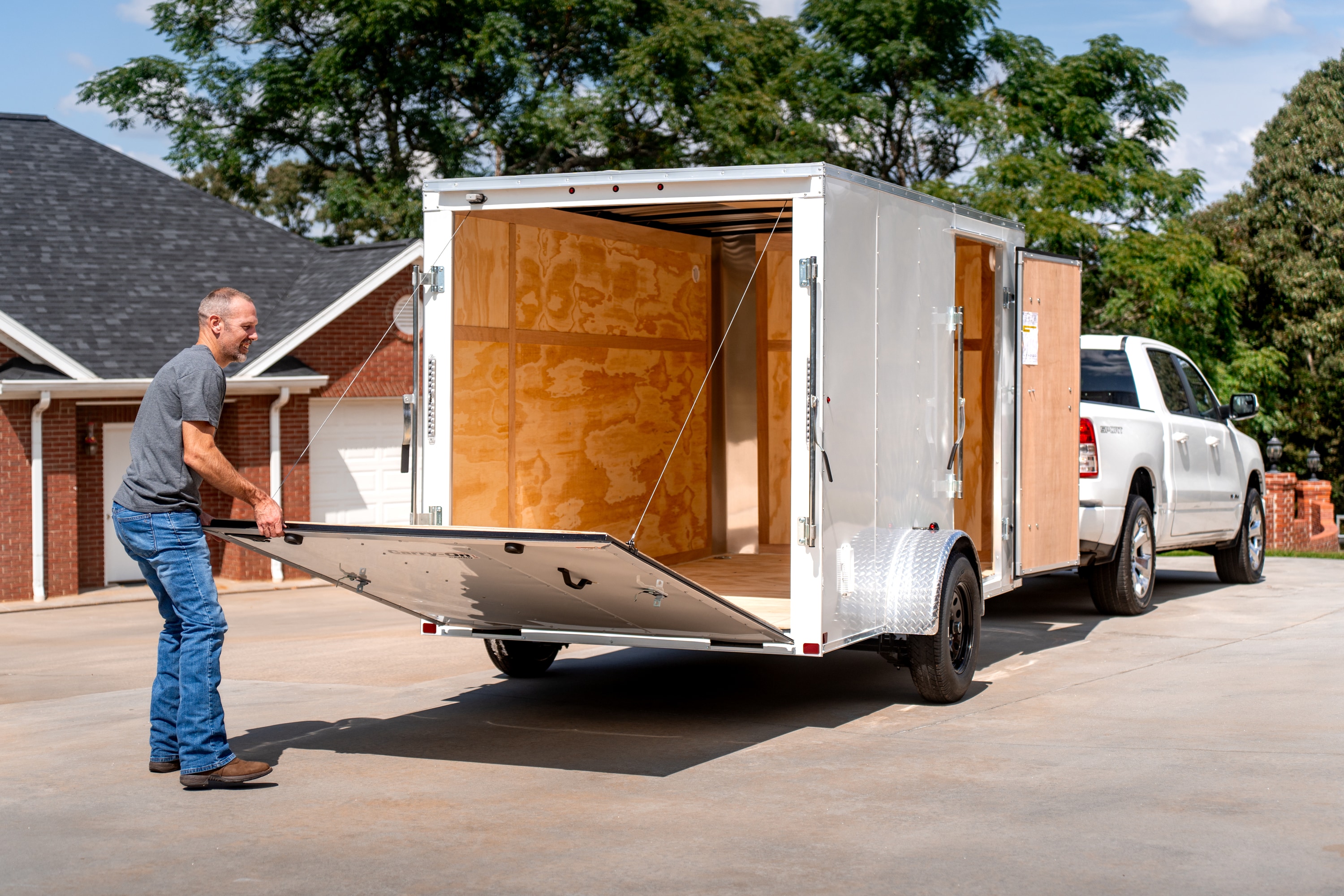 Carry-On Trailer 6X12LCGRECBN Enclosed-Trailers - View #17