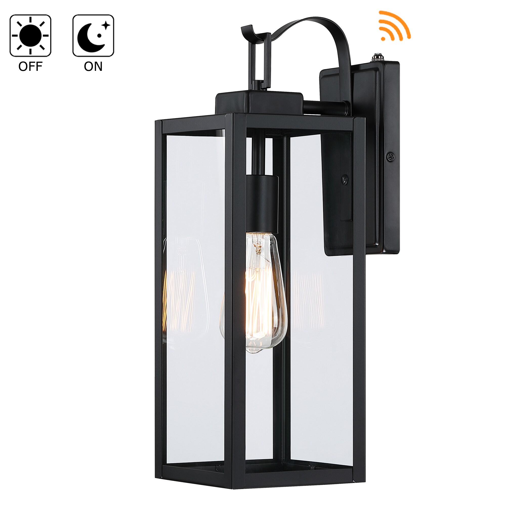 Hukoro 16.5-in Matte Black Modern/Contemporary Outdoor Light Post