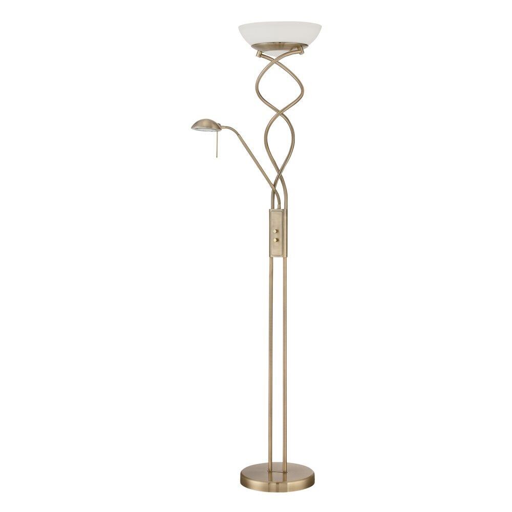 brass halogen floor lamp