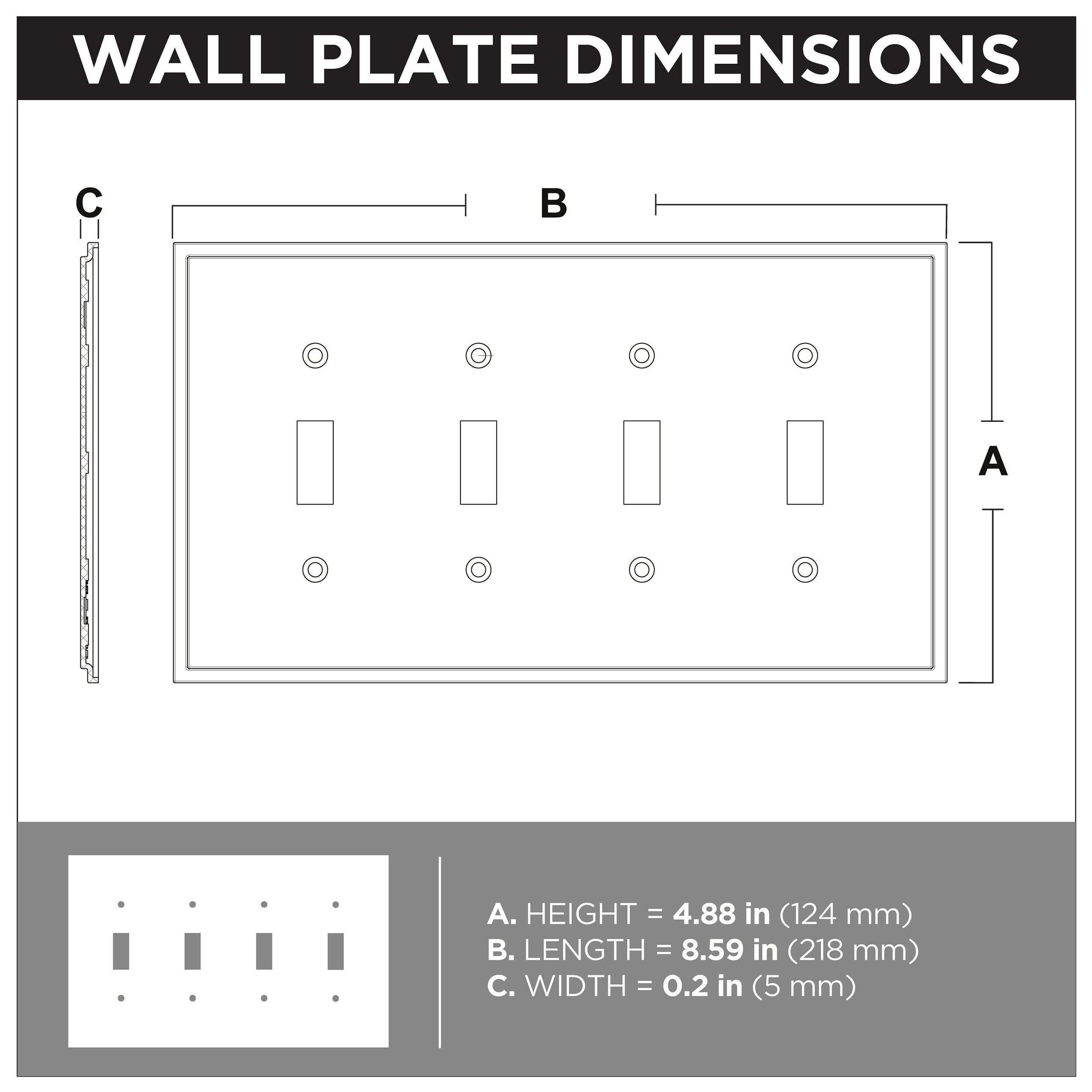 allen + roth W35320-SN-C1 Electrical-Wall-Plates - View #11
