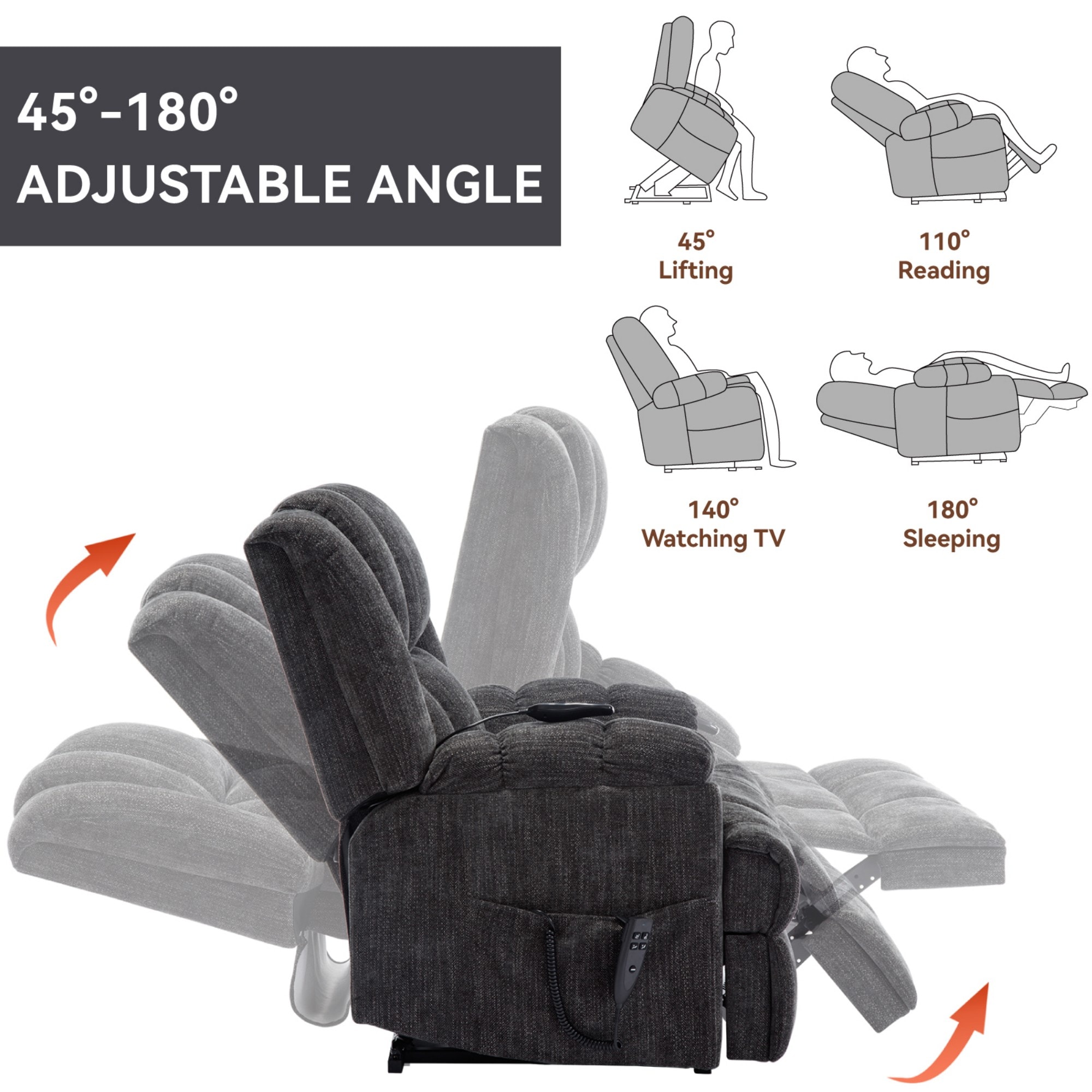 Boyel Living BL-CM889GY recliners - View #8