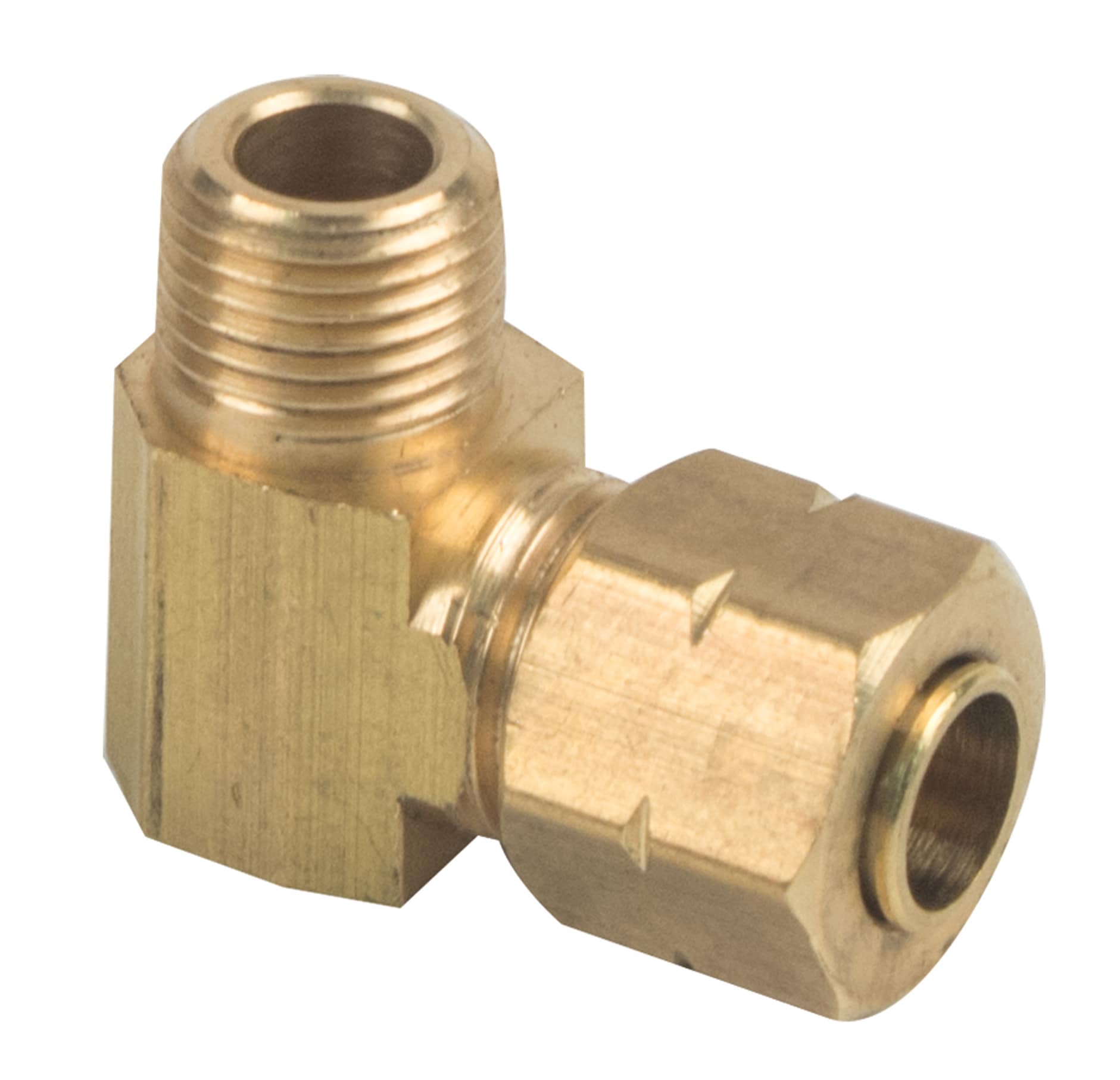 BrassCraft 1/4-in x 1/8-in Compression Elbow Fitting in the Brass