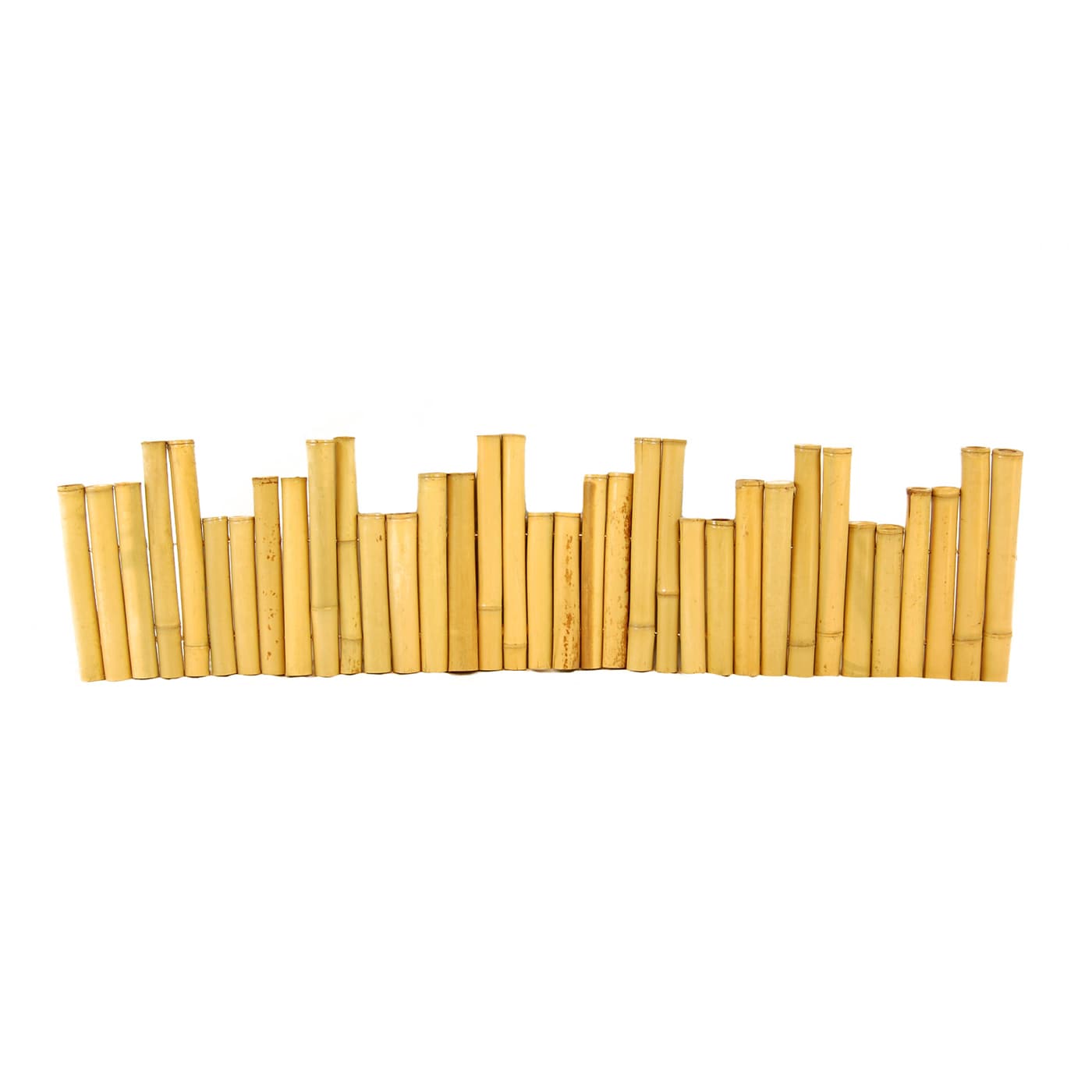  BAMA-BB01 1-in x 48-in x 12-in 4-Pack Natural Wood Bamboo Garden Fence Panel