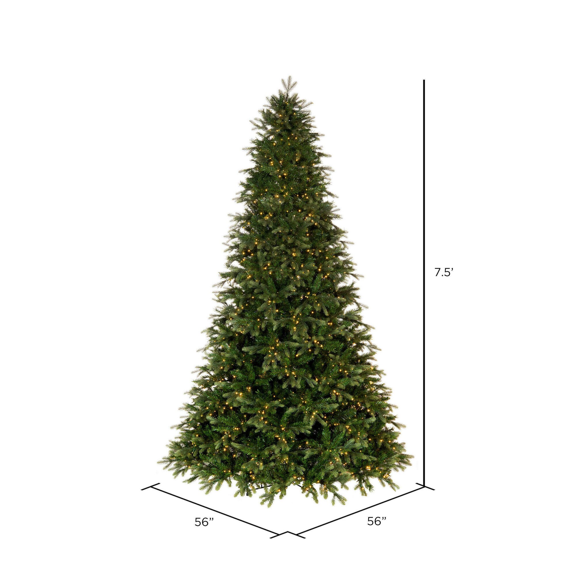 Vickerman K224176LED Artificial-Christmas-Trees - View #3
