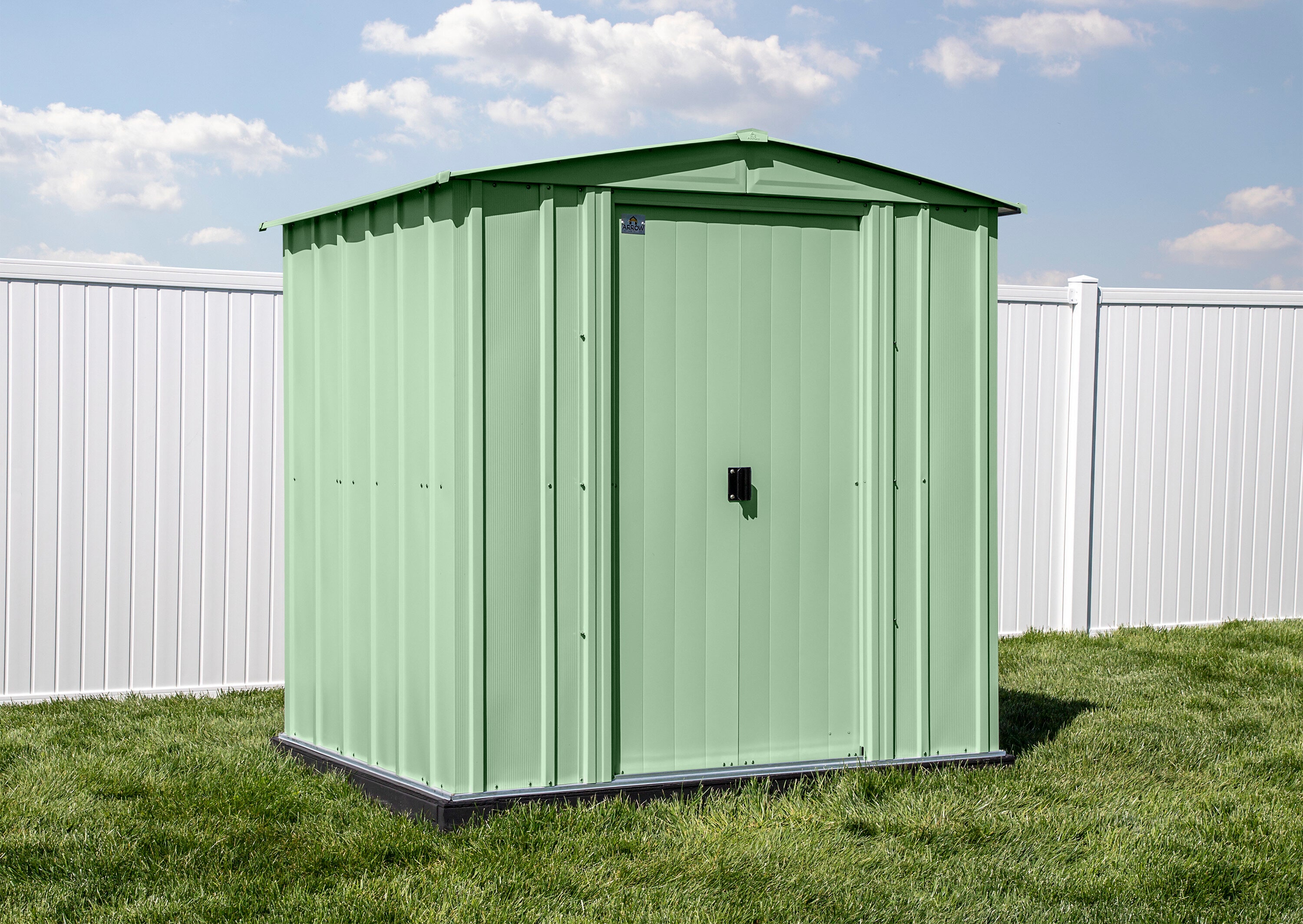 Arrow CLG65SG 6-ft x 5-ft Classic Galvanized steel Storage Shed