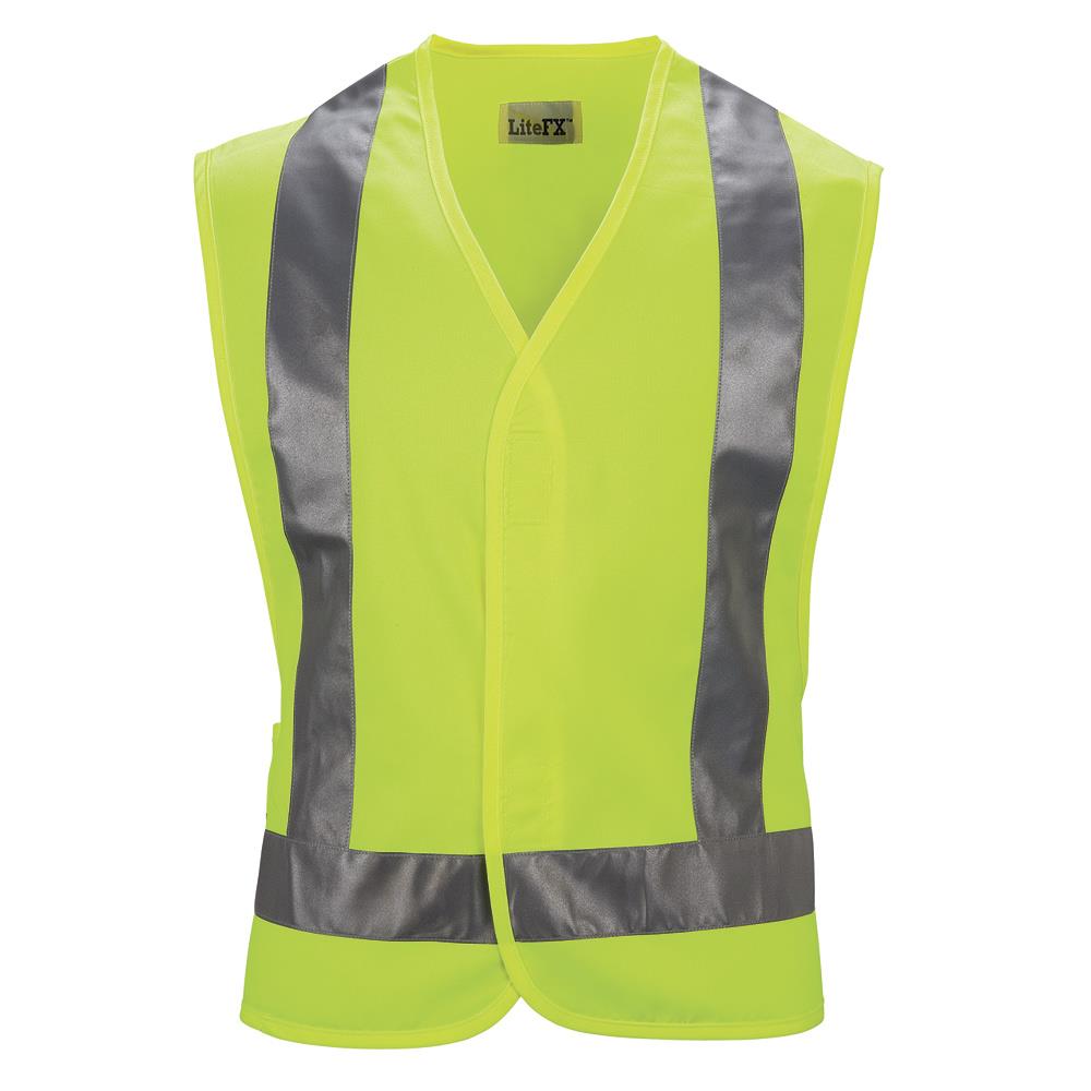 Red Kap VYV6YE RG XL Yellow Polyester High Visibility (Ansi Compliant) Enhanced Visibility (Reflective) (X-large)