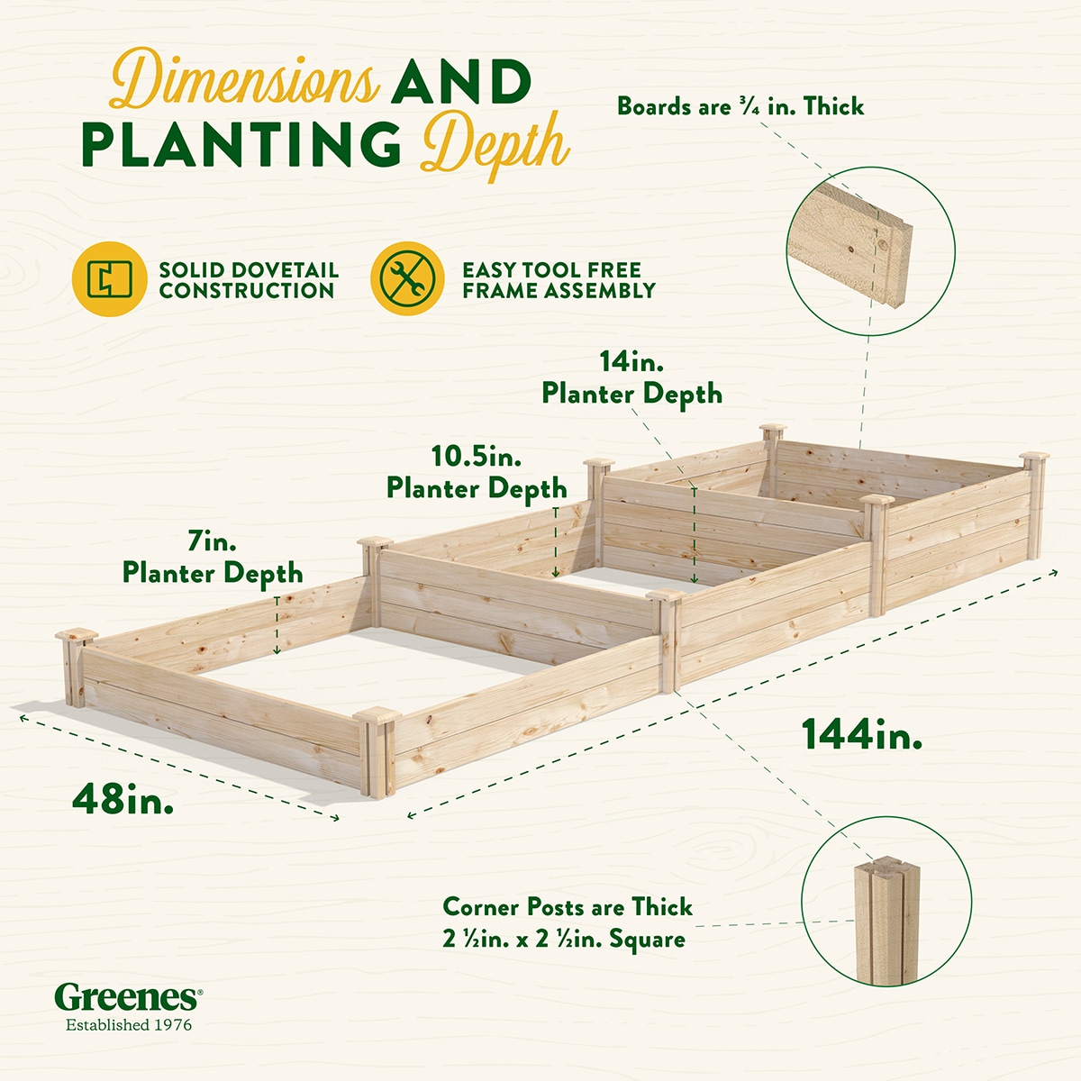 Greenes Fence RCP2T10S31B Raised-Garden-Beds - View #7