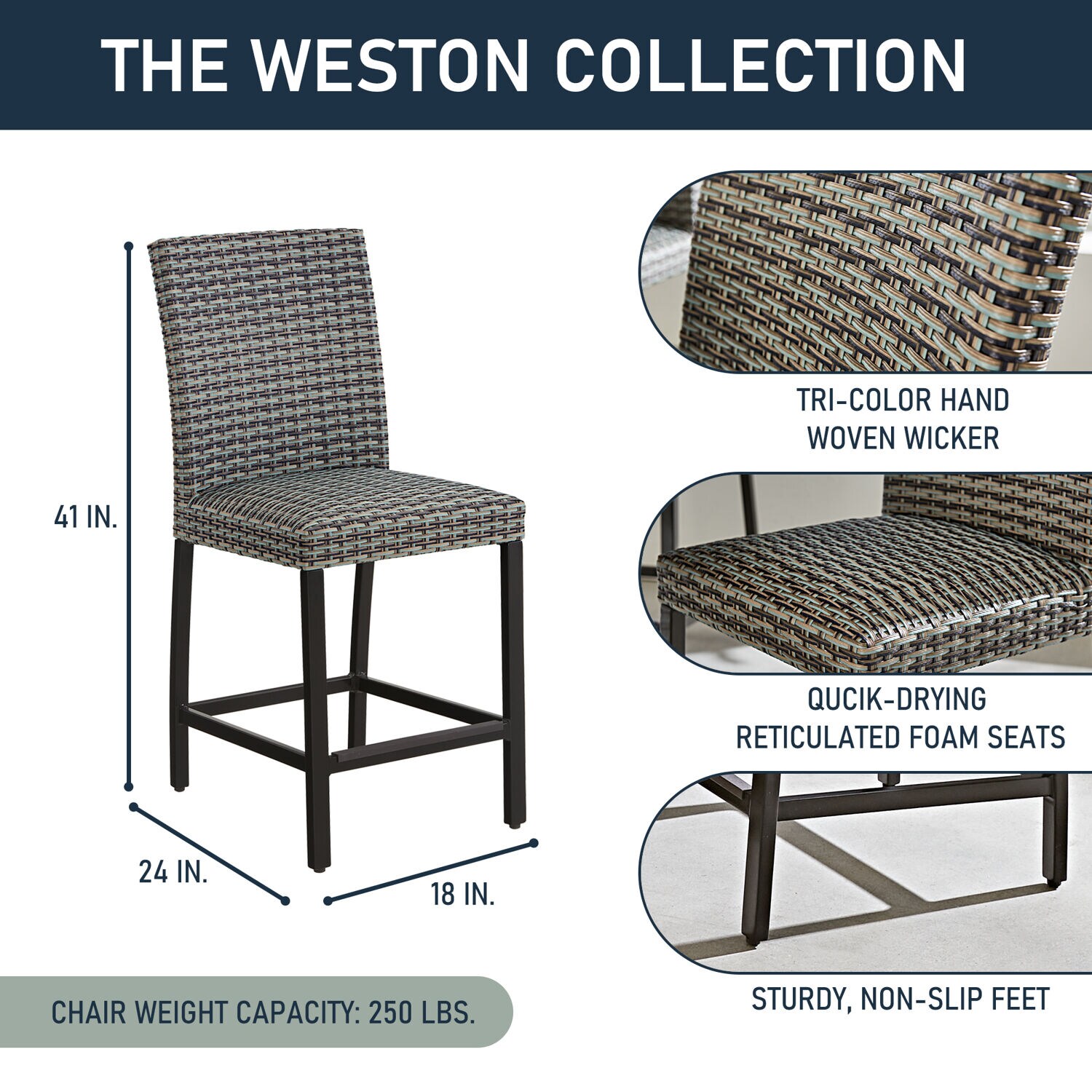 Agio WESTDN7PCFPBR Patio-Dining-Sets - View #3