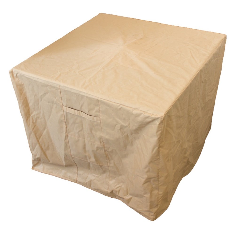 Hiland HVD-PRPC-CVR-T 30-in Tan Square Firepit Cover