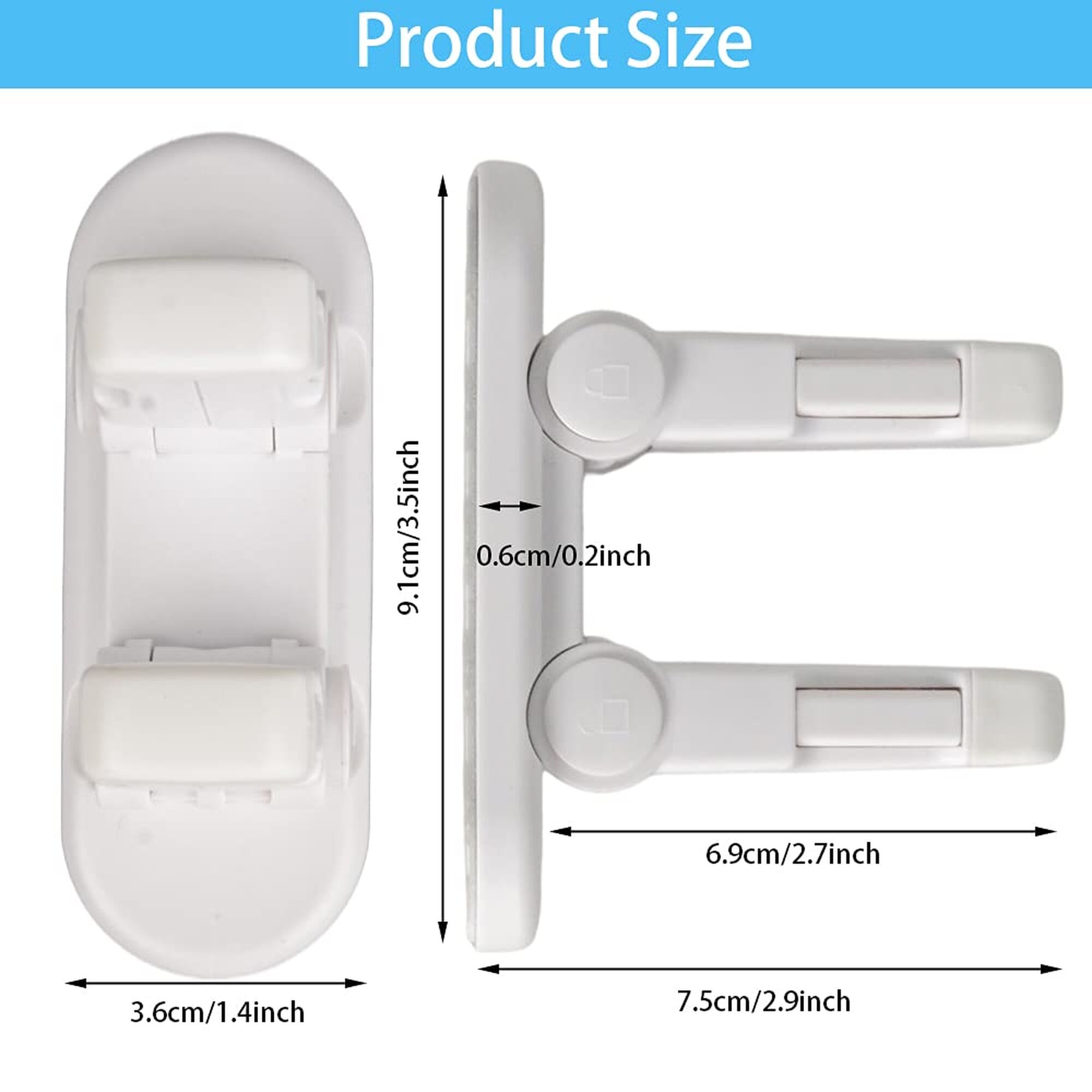 Numhew NHBEN405291 Entry-Door-Chain-Guards - View #2