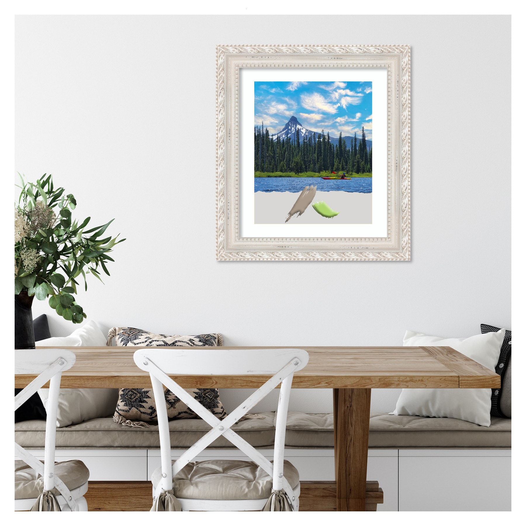 Opera Off-White 16"x20" Wood Picture Frame