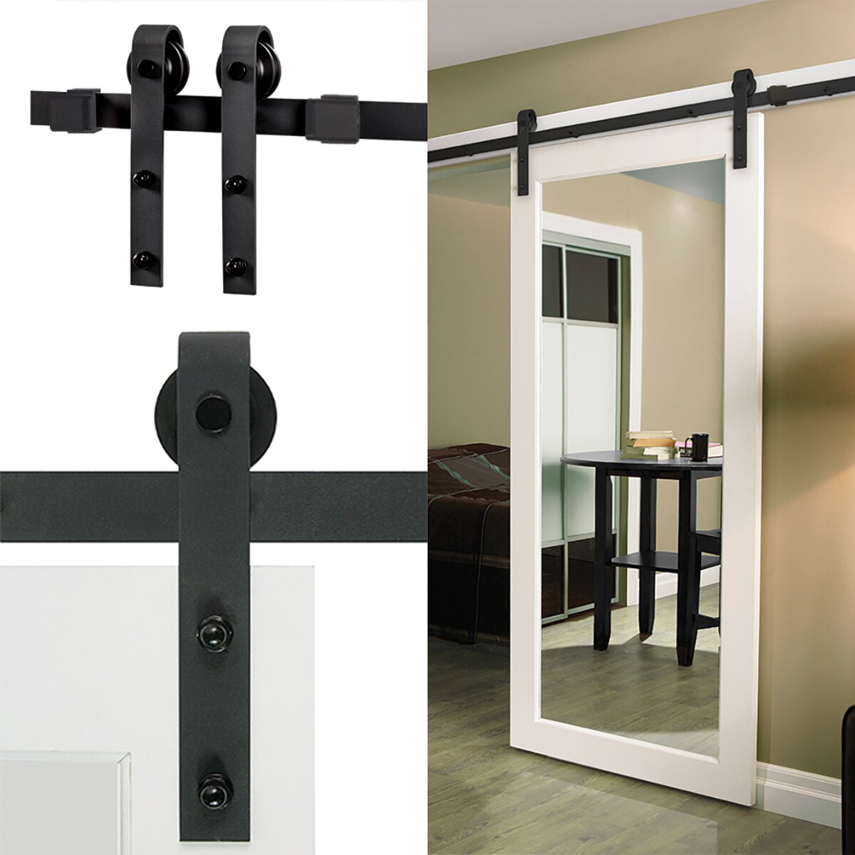 RELIABILT BD202K-07800-MB Barn-Door-Roller-Kits - View #2