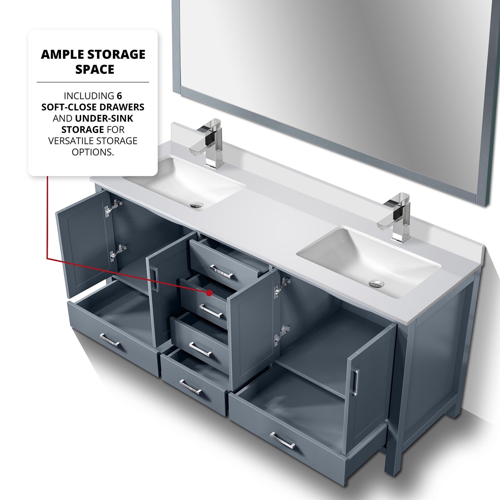 Lexora LVJ72DB311 Bath-Vanity-Combo - View #7