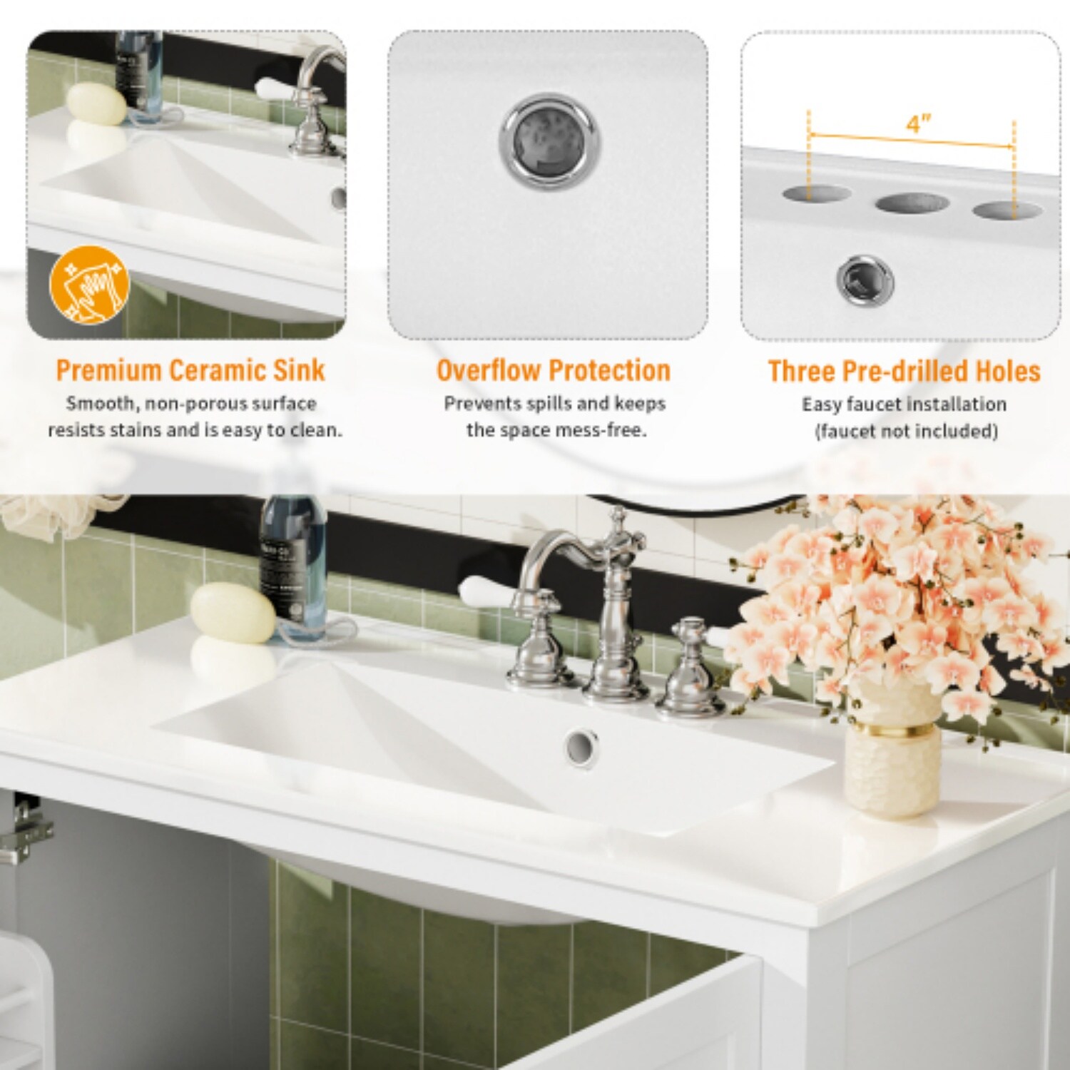 Dimakai DK-VT-26609K Bath-Vanity-Combo - View #6