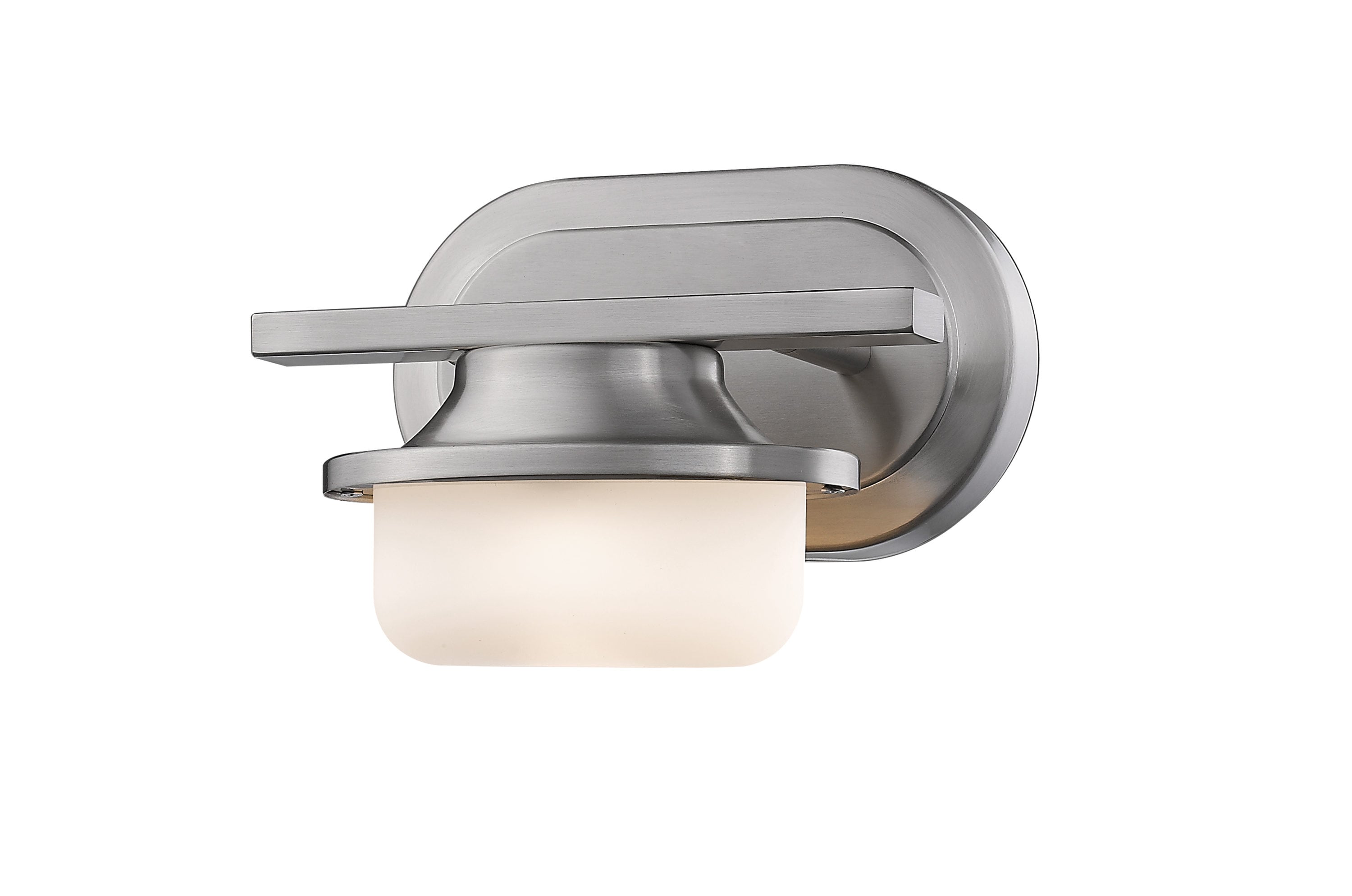 Z-Lite 1917-1S-BN-LED Optum 8-in 1 -Light Brushed Nickel Integrated LED Transitional Vanity light